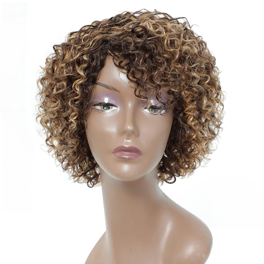 Phamb Afro Mannequin Head for Wigs Black Styrofoam Mannequin Head with Real  Female African American Profile Face Bald Mannequin Head for Making Wigs