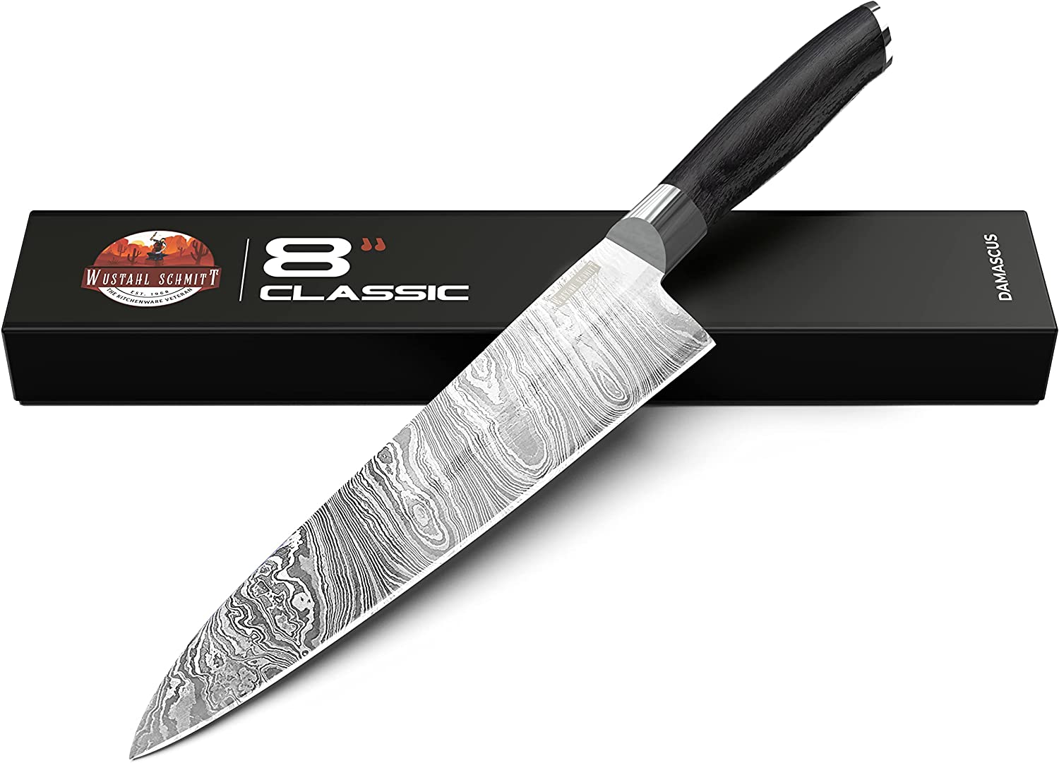 VKA0199 Handmade Damascus Kitchen Professional