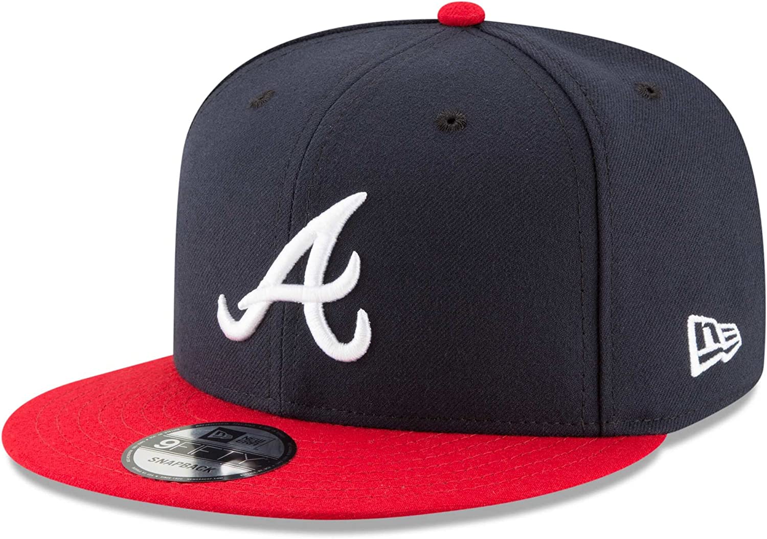 Yupoong, Accessories, Atlanta Braves X Oasis Band Custom Navy Red Mlb  Snapback Cap Hat Rare