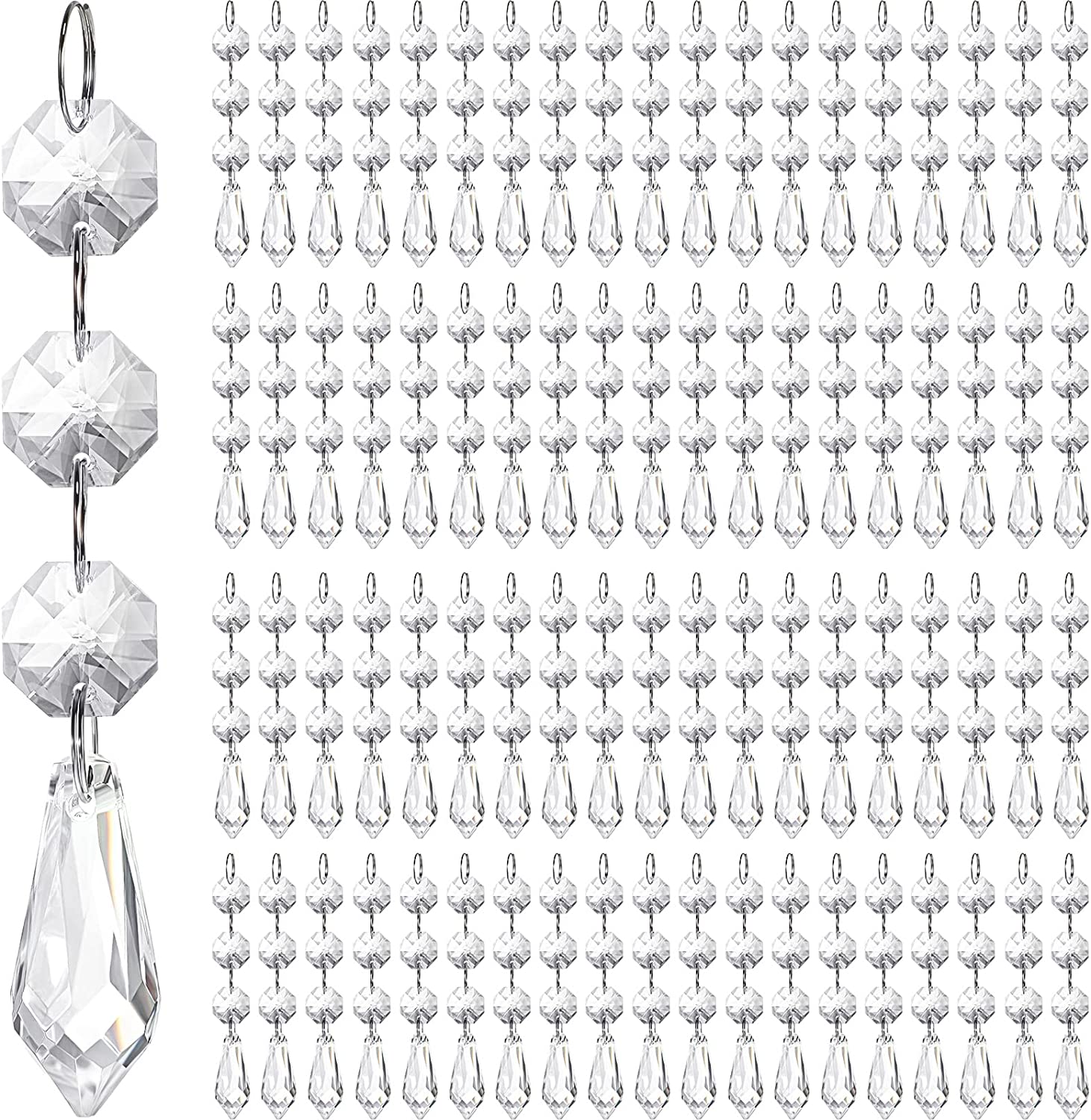 99ft Acrylic Crystal Garland Strands - Hanging