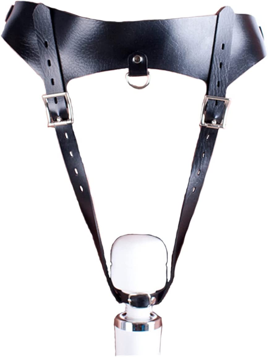  Leather Chastity Belt Underwear with Strap on Strap on