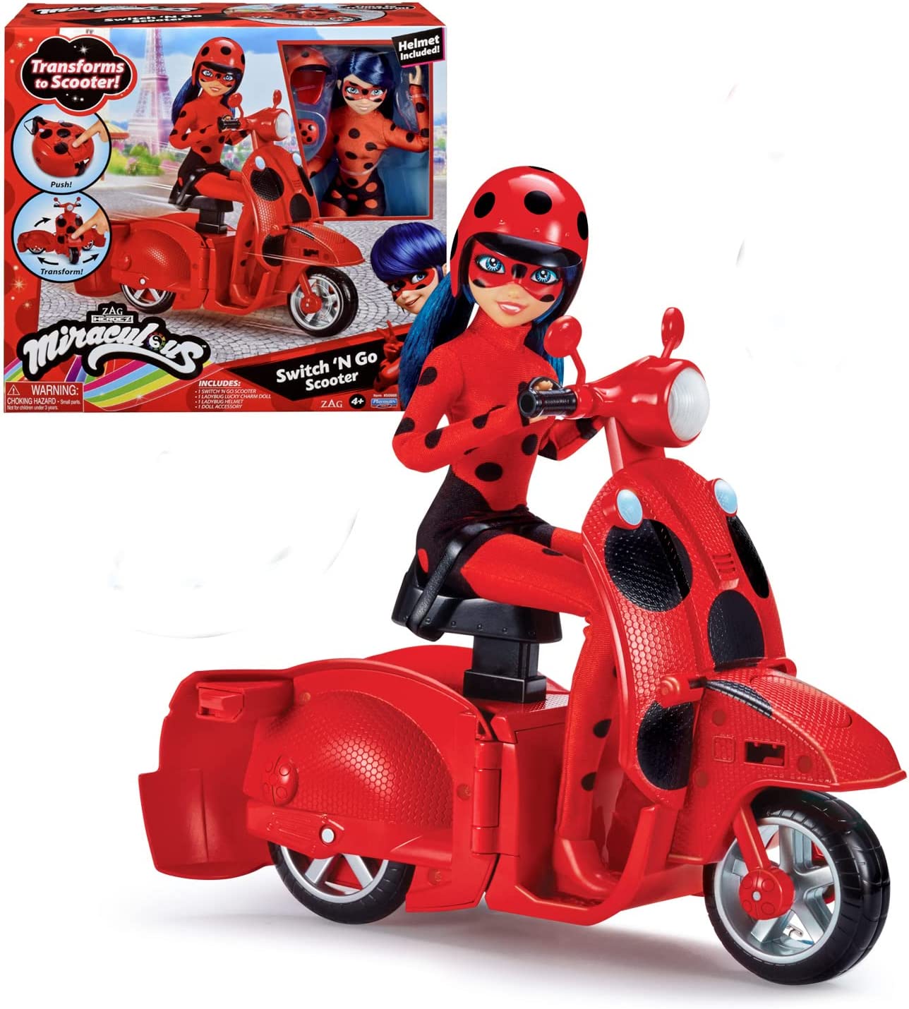Buy SOJITRA Tofoco Miraculous Comic Cute Anime Adrien Marinette Plagg Tikki  PVC Ladybug Doll Action Figure Toys (4 Pcs/Set) Online at Low Prices in  India 