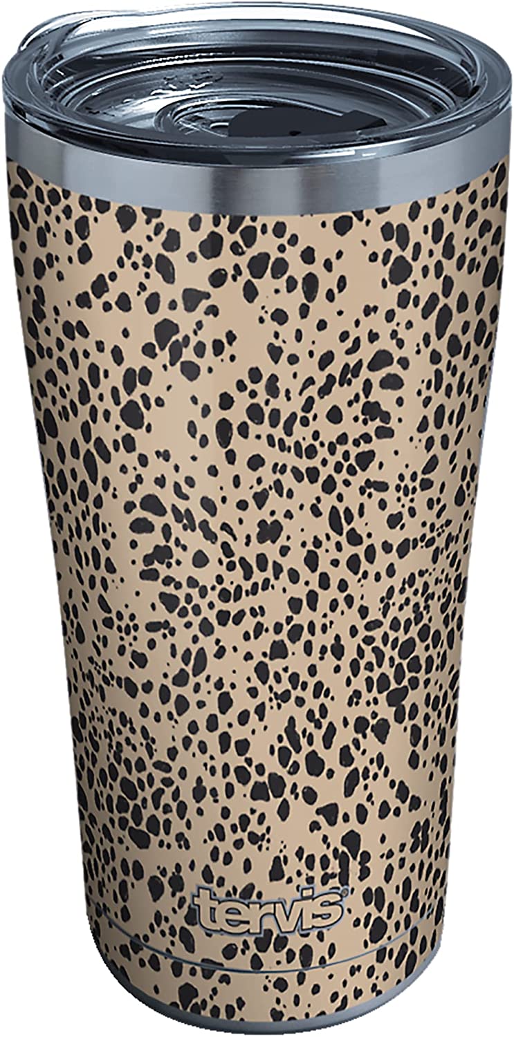 Member's Mark 16-Ounce Stainless Steel Insulated Tumblers with Lids, 4-Pack  (Cheetah)