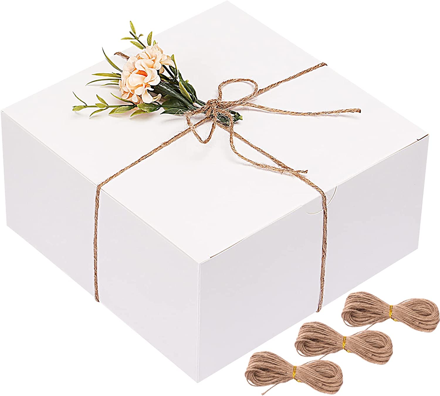 Kraft Paper Purple Wedding Gift Packaging Box, Size/Dimension: 10x10x4 Inch