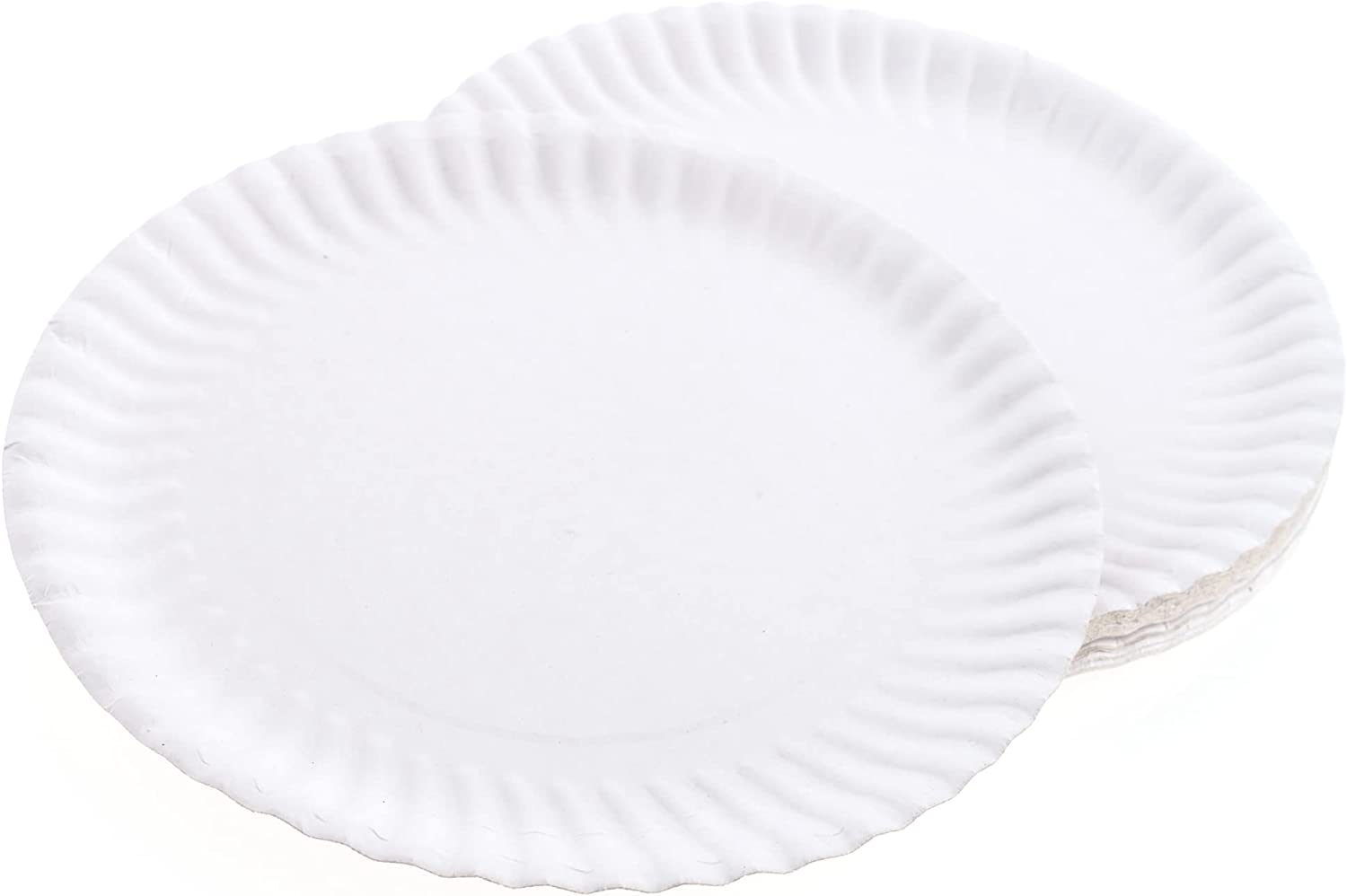 Vplus 150 Pack Compostable Disposable Paper Plates 10 inch Super