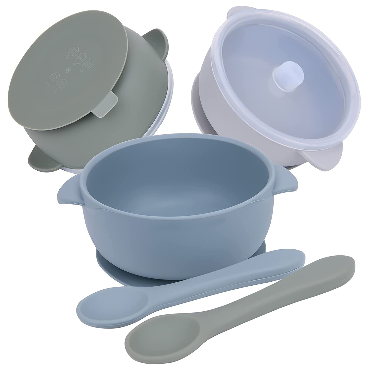 Buy Wholesale China Silicone Baby Silicone Suction Bowl With Wood Silicone  Spoon And Strong Suction & Baby Bowl at USD 2.7