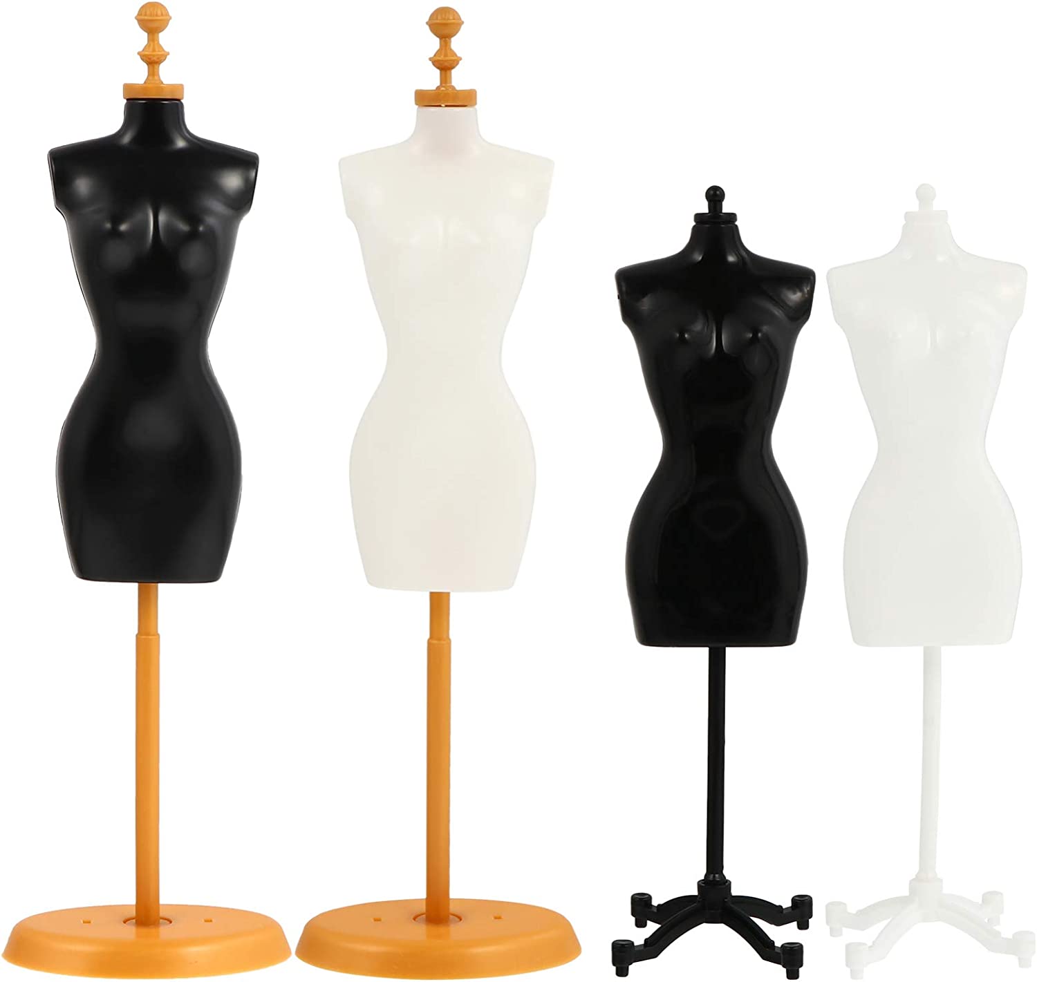 HOMBOUR Mannequin Torso Dress Form, Adjustable 52-67 inch Manikin, Female Mannequin Body with Wooden Tripod Base Stand for Sewing Dressmaker Display