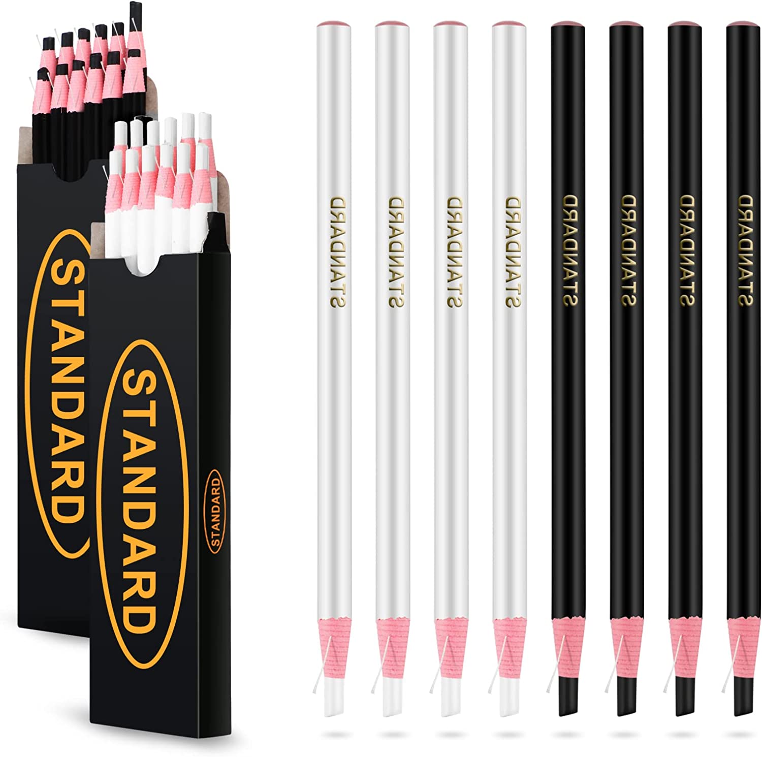 Carmel China Marker Pack of 12, Peel off Grease Pencil, Paper Wrapped Pull  String Pencil, Wax Pencil 