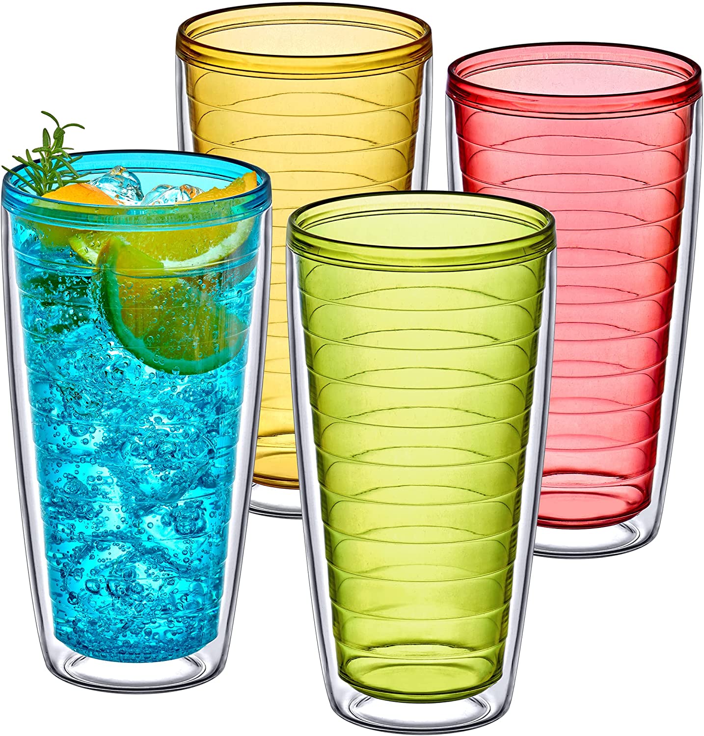 Amazing Abby - Polka Dot - 24-Ounce Plastic Tumblers (Set of 8), Plastic  Drinking Glasses, Mixed-Col…See more Amazing Abby - Polka Dot - 24-Ounce