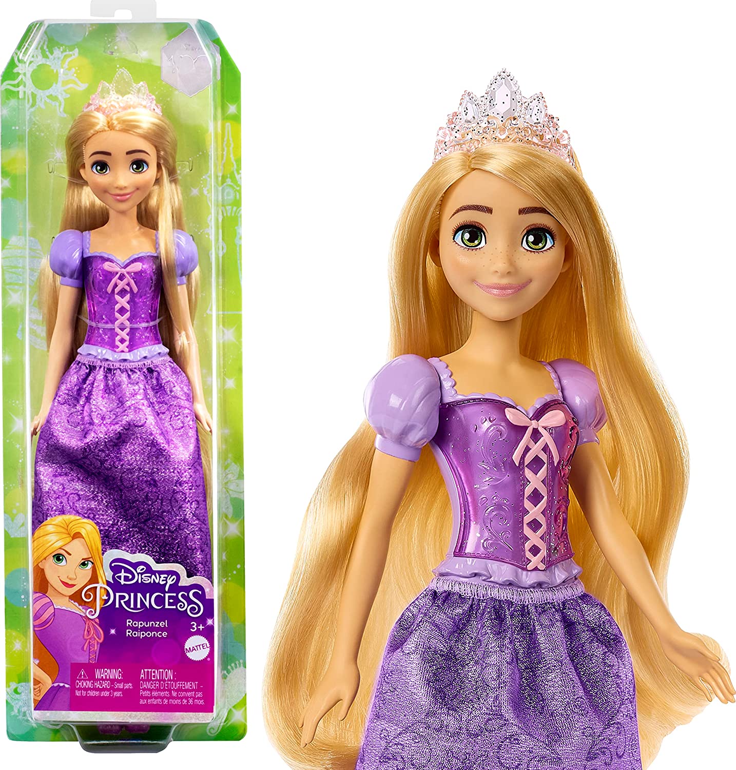 Disney Princess So Sweet Princess Rapunzel, 12.5 Inch Plushie with Blonde  Hair, Tangled, Officially Licensed Kids Toys for Ages 3 Up by Just Play