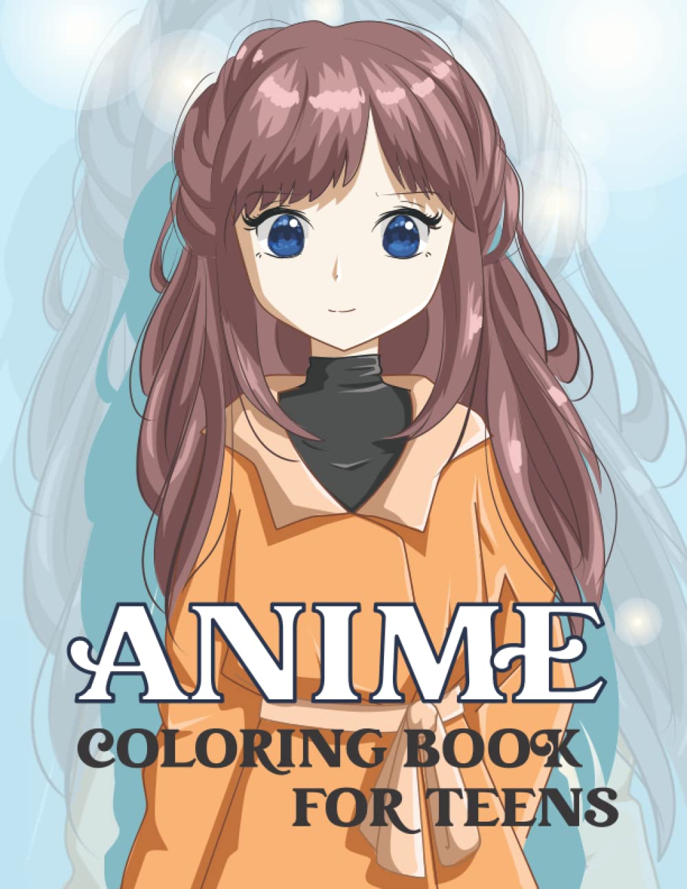 Anime Sketchbook, Just a Girl Who Loves Anime and Sketching: Manga Anime  Drawing Book for Girls