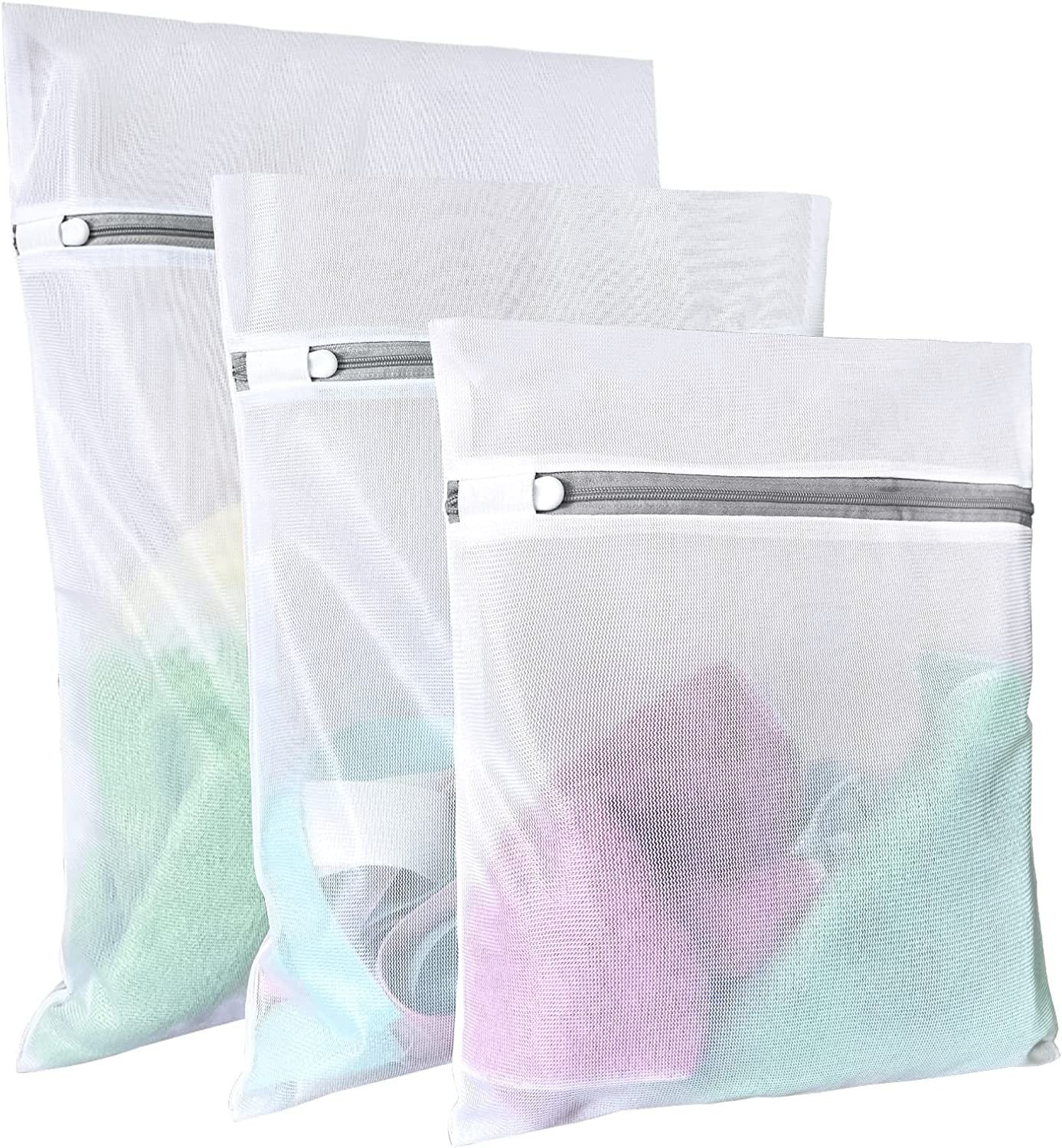 GOGOODA Laundry Mesh Bag Bra Wash Bag for Lingerie, Underwear, Delicates (3  Set)