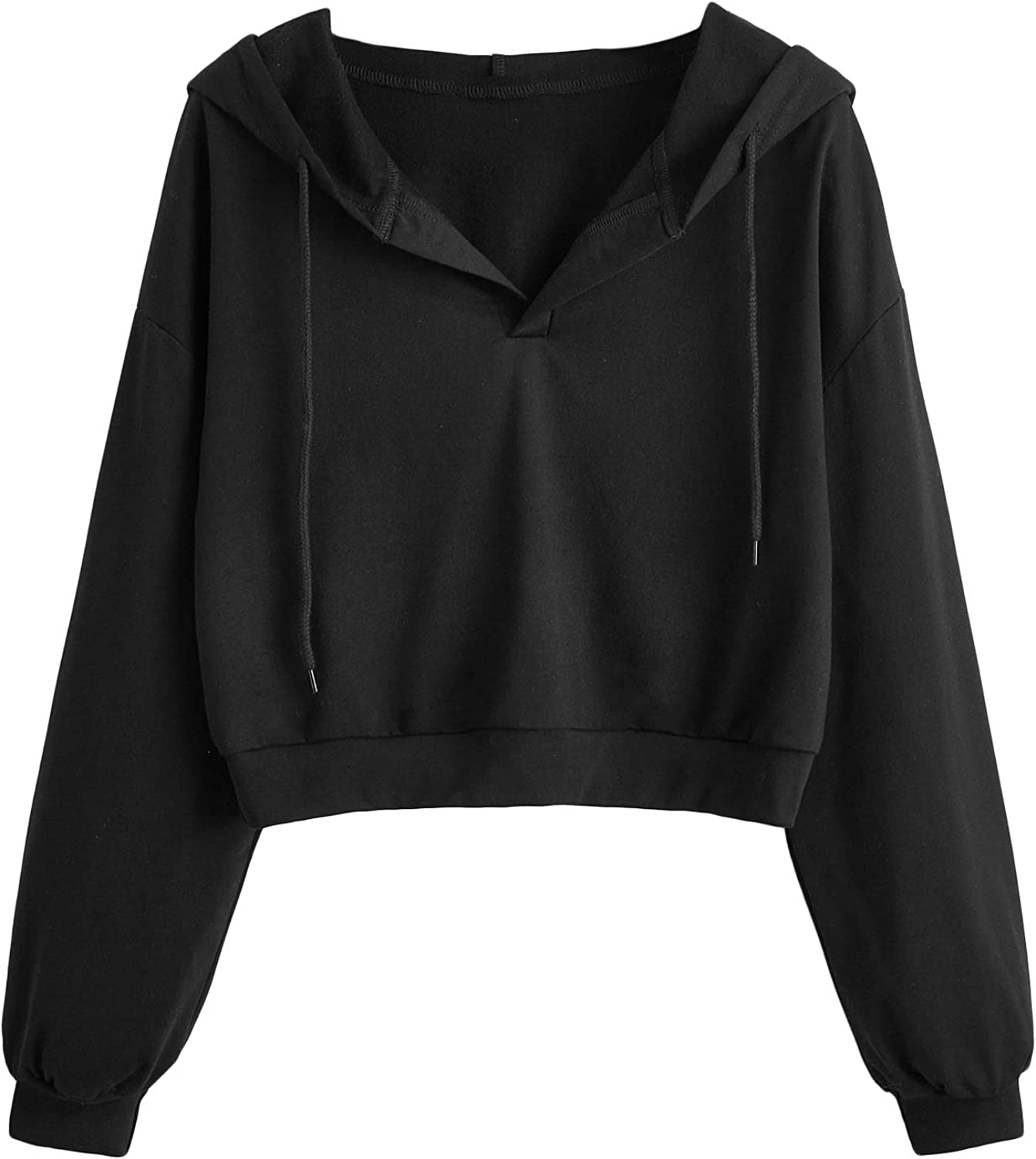 MAGCOMSEN Women's Hooded Sweatshirt Half Zip Fleece Pullover
