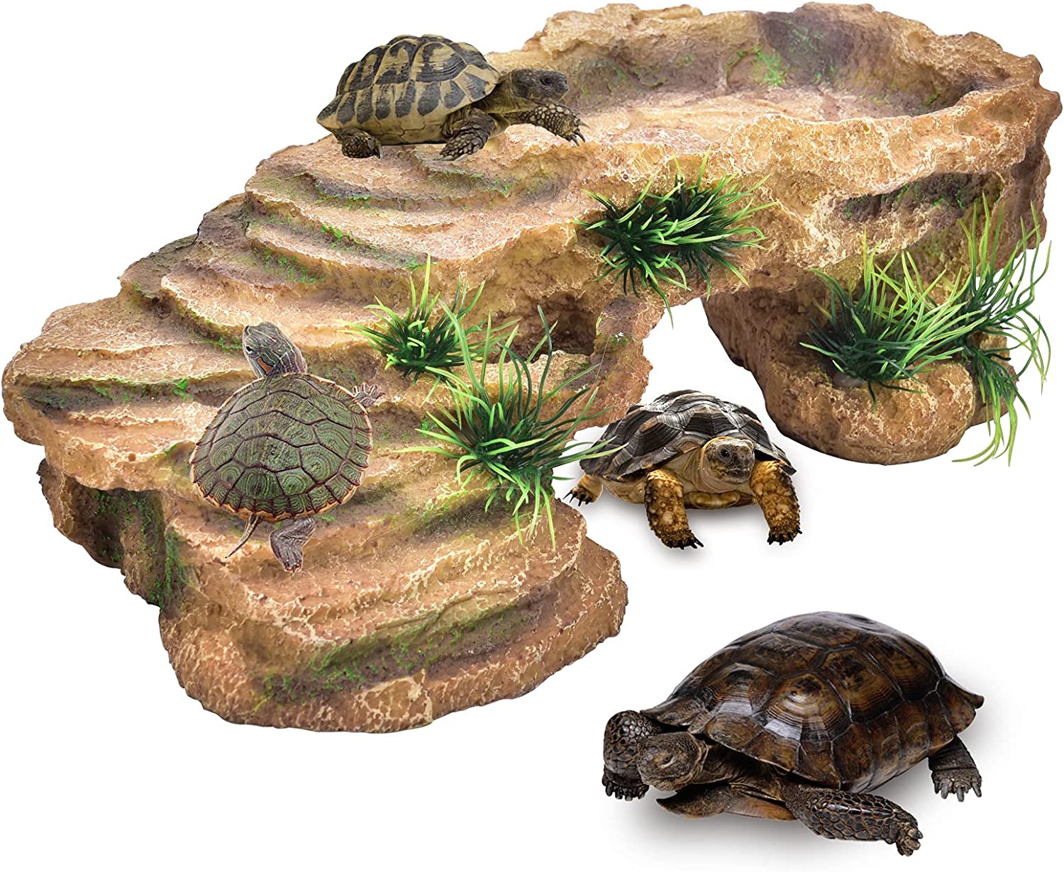  Rypet Turtle Tank Aquarium - Reptile Habitat, Turtle