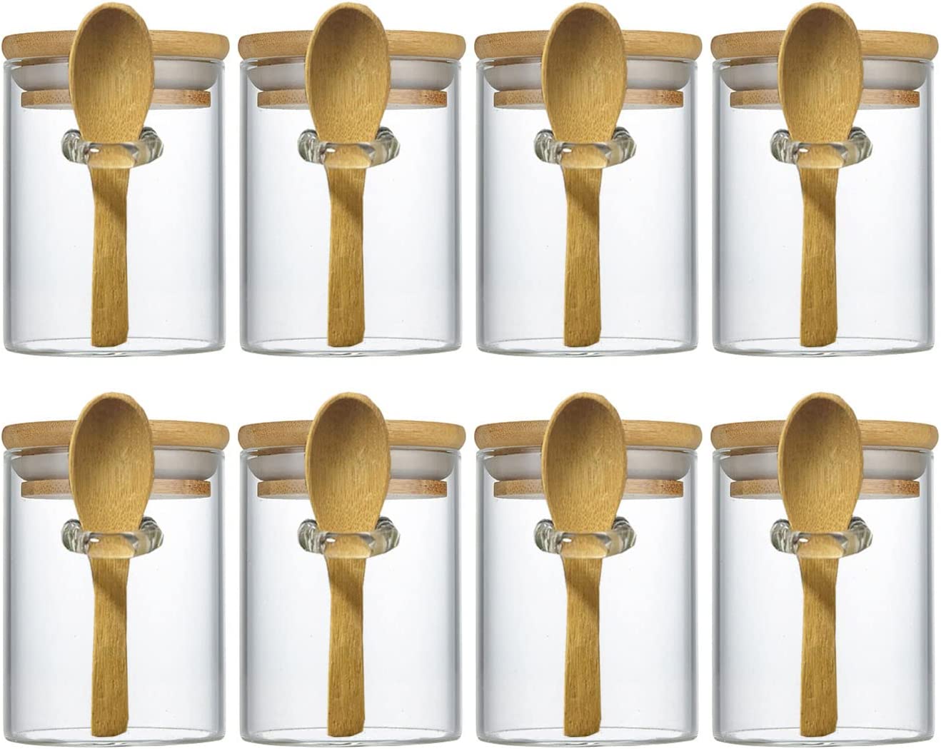 Spice Jars With Outboard Wood Spoons – Fixtures Close Up