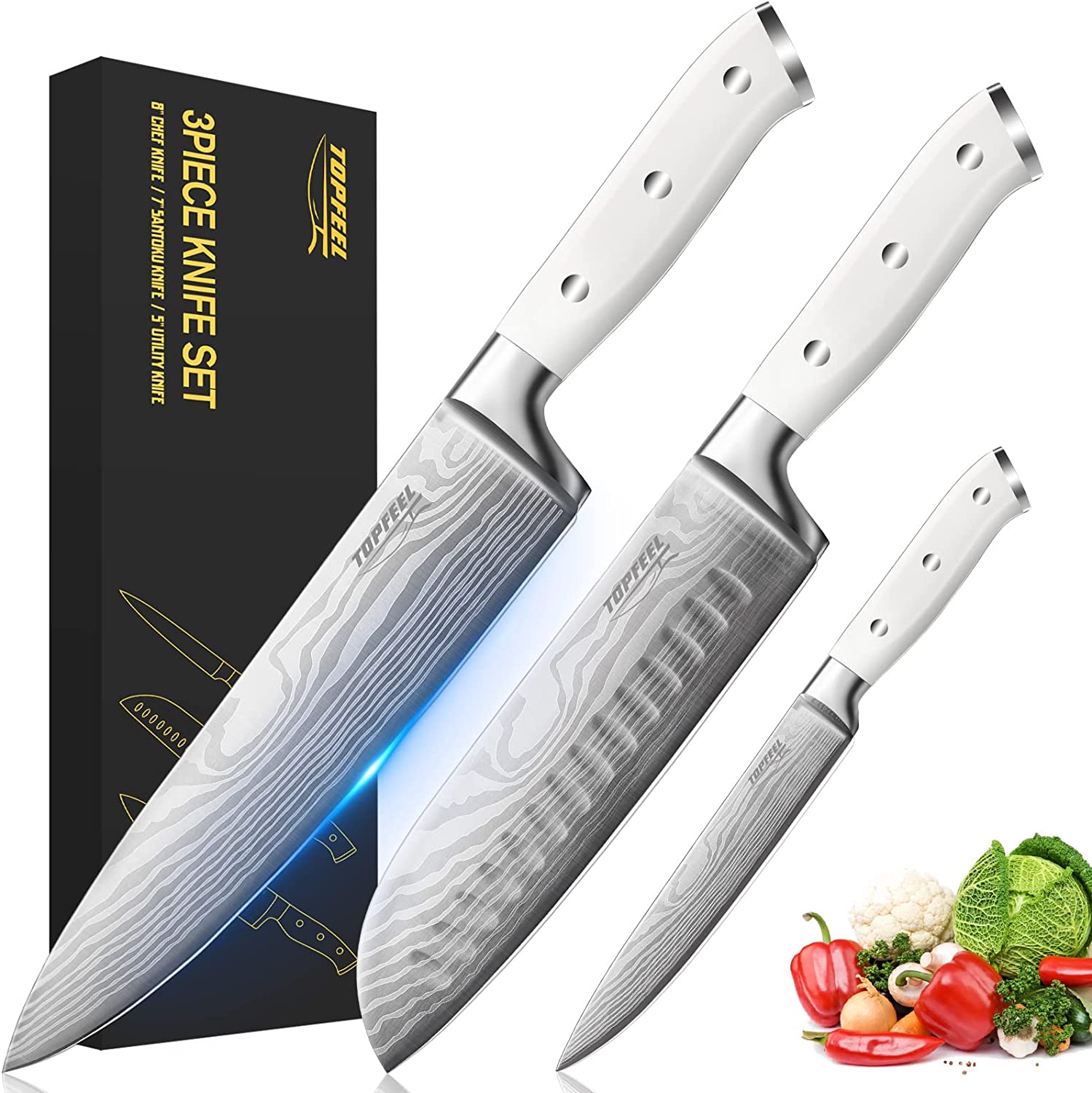 Japanese Chef Knife Set - Stainless Steel Blades – Nordic Abode