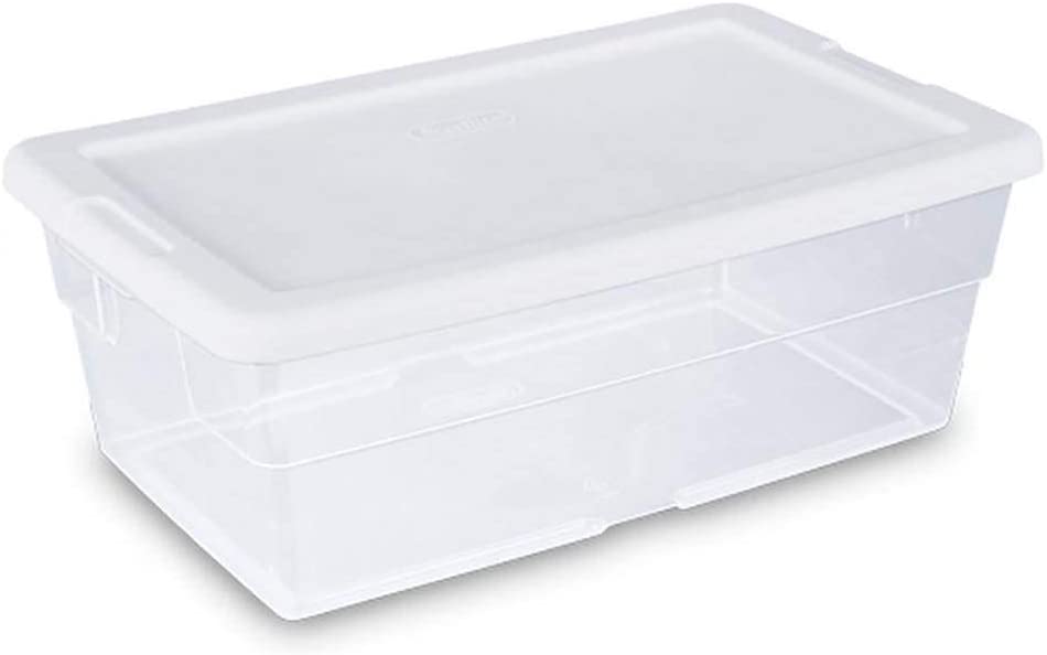 Iris 6 Quart Clear Storage Box 12 Pack