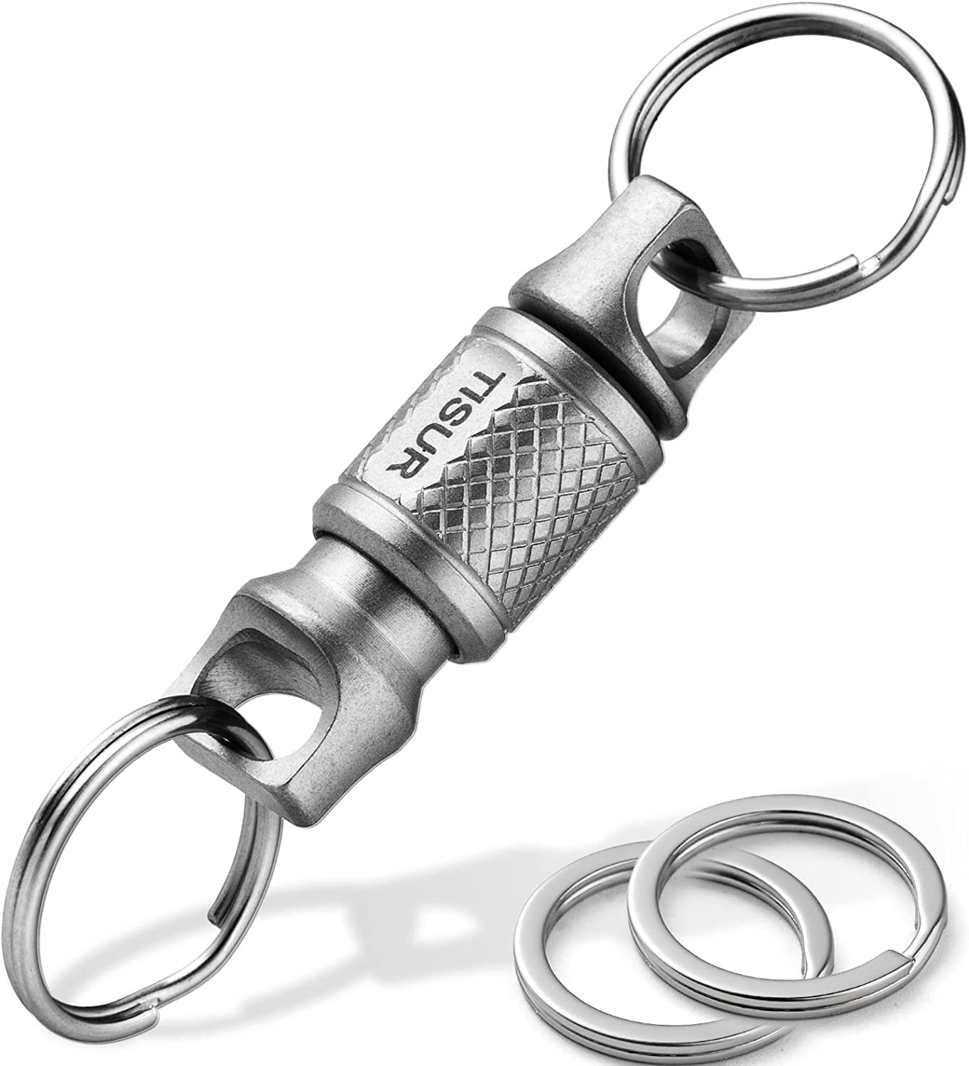 Buy TISUR Carabiner Titanium Keychain Chain Small Fashionable