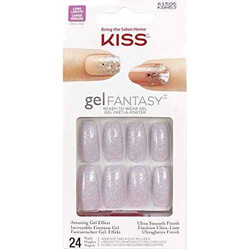 Wholesale Kiss Gel Fantasy Ready-to-Wear Gel 24 Nails KGN53 Olivia ...