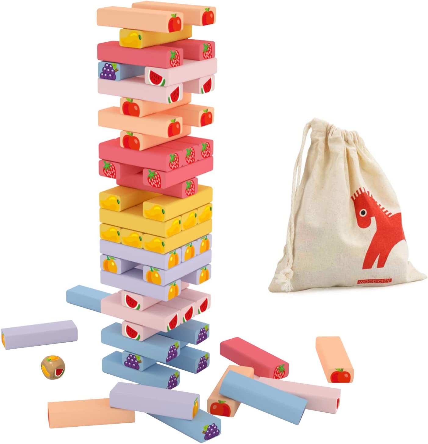  ALKISTA 32 Pcs Tetra Tower Balance Stacking Blocks