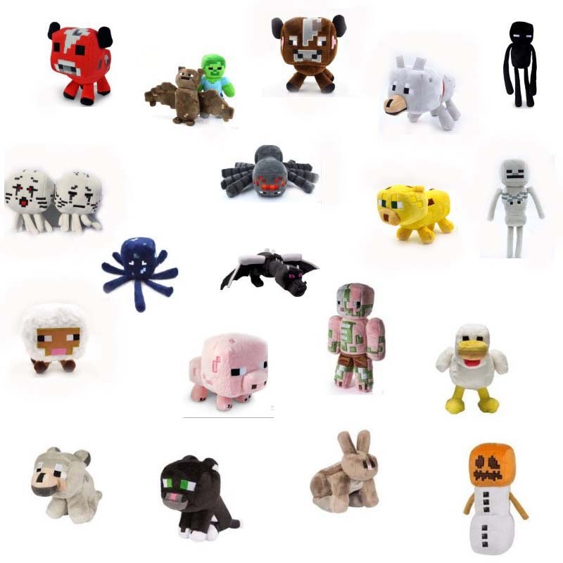 Wholesale Hot Minecraft Plush Toys, Enderman, Creeper, Andron, Game Dolls