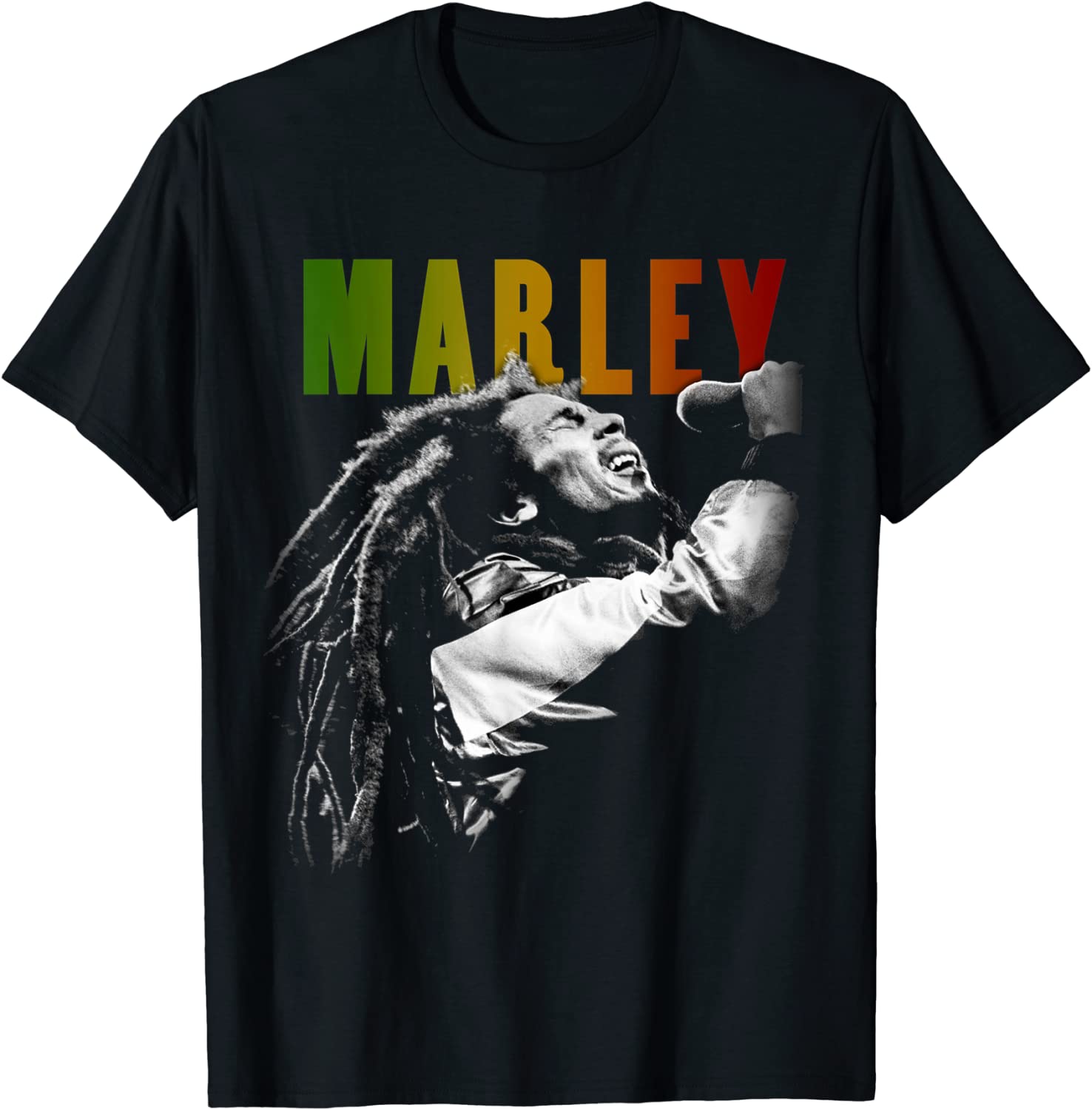 Bob Marley Shirt Mens M Medium White Short Sleeve Zion Rootswear