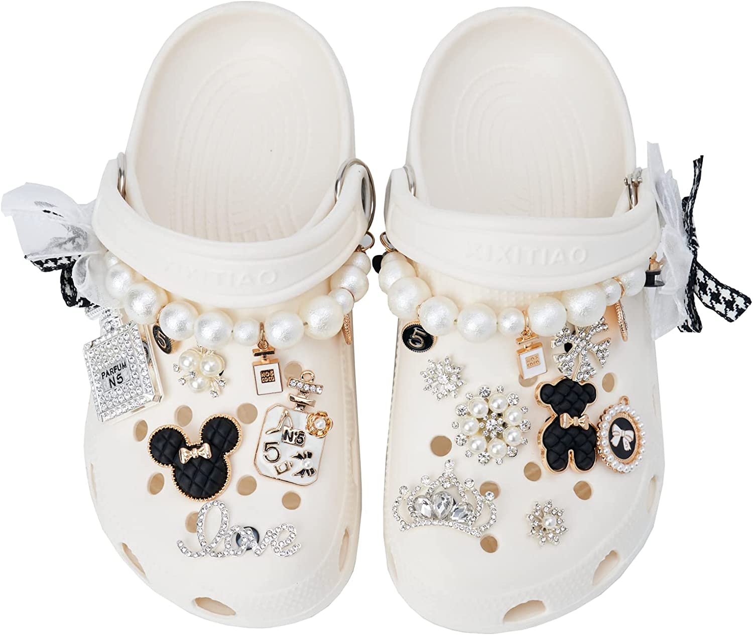 Wholesale Wholesale luxury Crocks Shoe Charms Bling designer Clog Charms a  accessories for Croc Clogs From m.