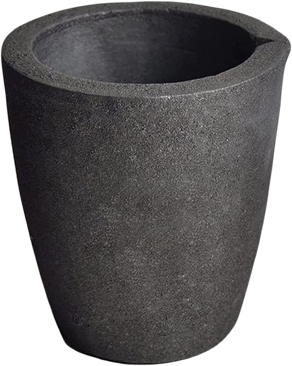 VEVOR High Purity Graphite Crucible, 3 kg Graphite Furnace, Double