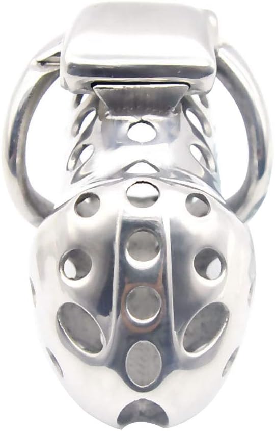 Stainless Chastity Device Male Ergonomic Design Long Cock Cage K850 (50mm L  Size)