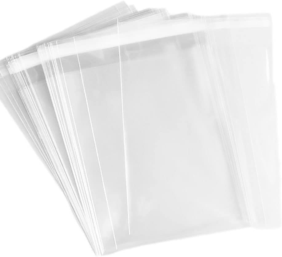 Tomnk Cellophane Bags, 4.5 x 6.5 Inches Self Sealing Cellophane Bags 350  Pack Resealable Clear Cookie Bags for Bakery, Chocolate Wrapping & Packaging