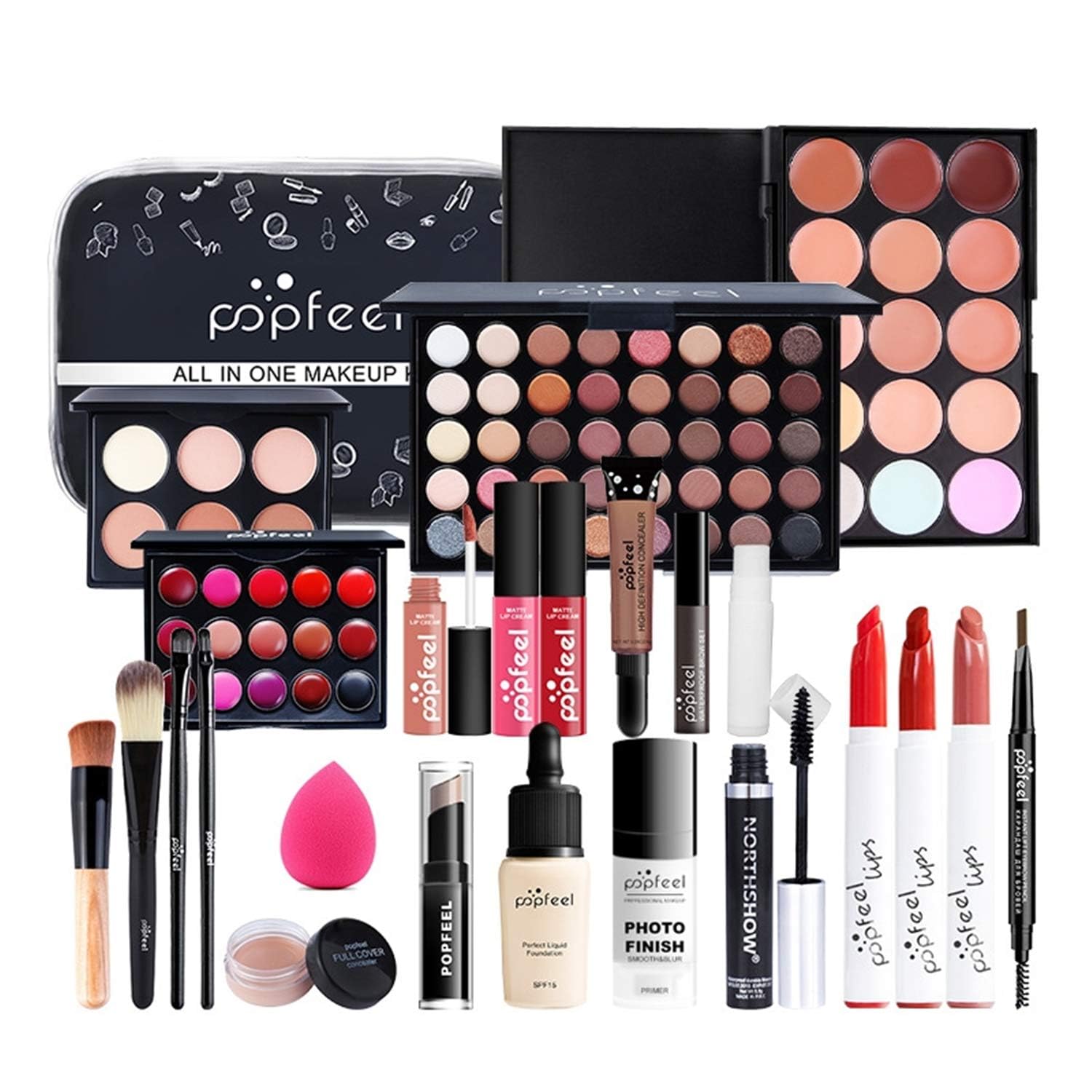 YBUETE All in One Makeup Set Kit for Women Full Kit, Makeup Gift for Women  Teen