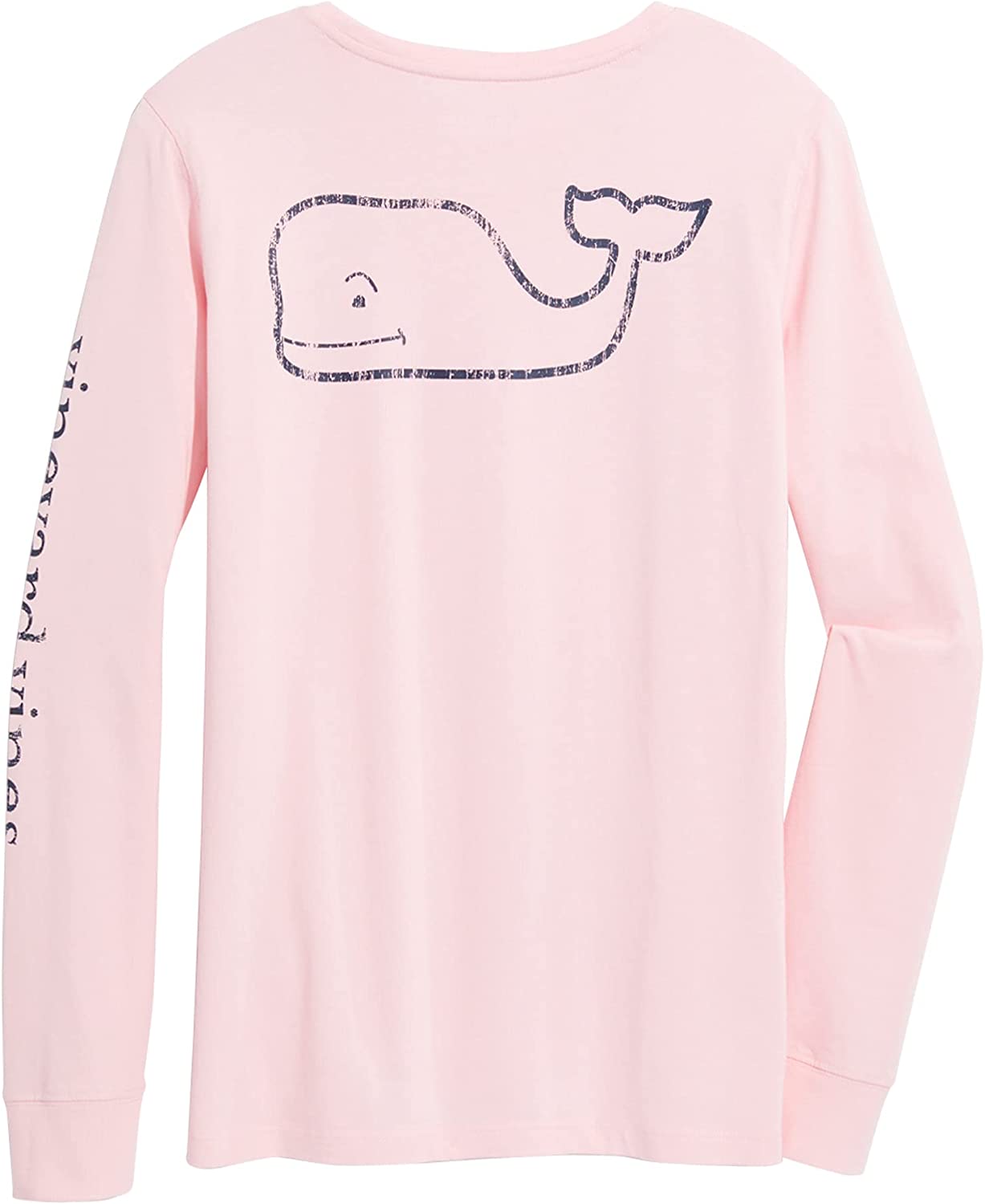 Vineyard Vines Men's Santa Whale Long-Sleeve Pocket Tee