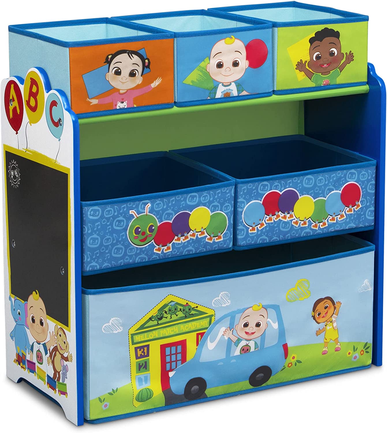 Buy Wholesale China Kids Toy Storage Organizer With 6 Plastic Bins, Cute  Toy Storage Bins & Bookshelf For Kids Organizer & Kids' Toy Storage  Organizer at USD 34.1