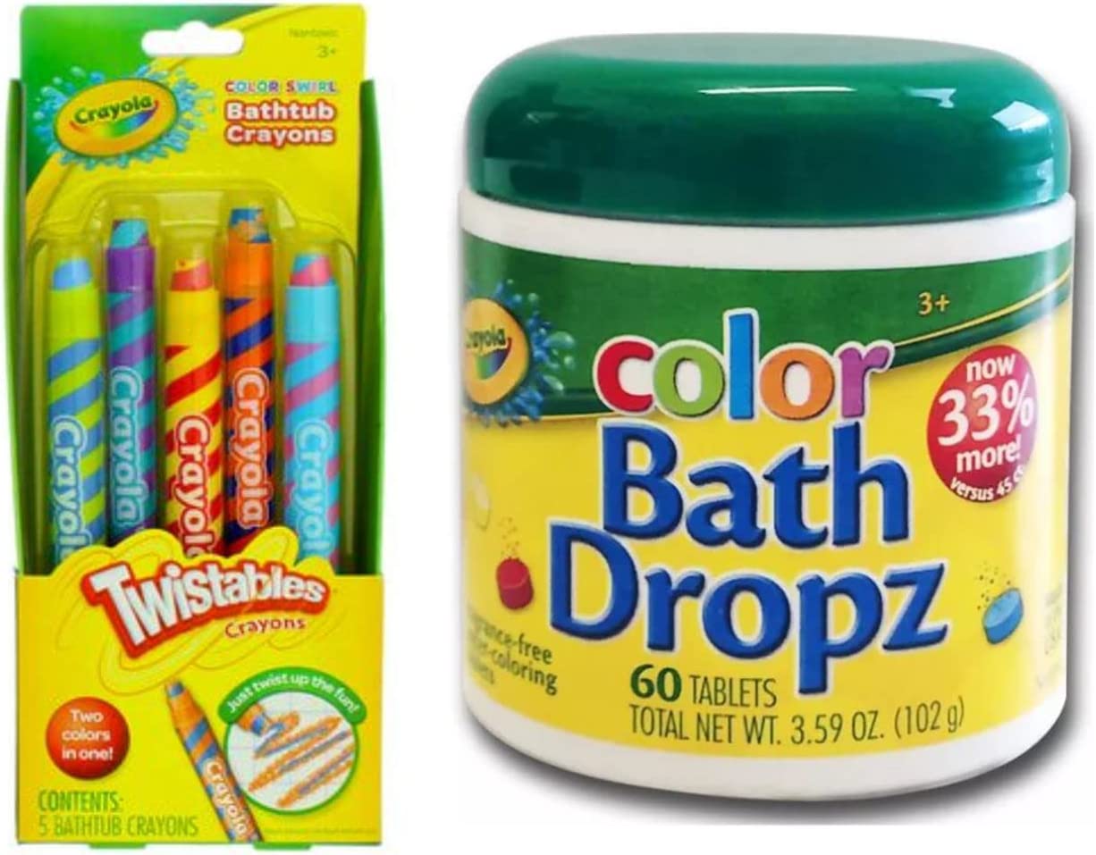 Bath Color Tablets for Kids 120 Count (2 Packets 60 Tablets Each) Kids Bath  Bombs Set Includes Colorful Fizzies Tablets Educational Fun Bathtime  Activity for Kids