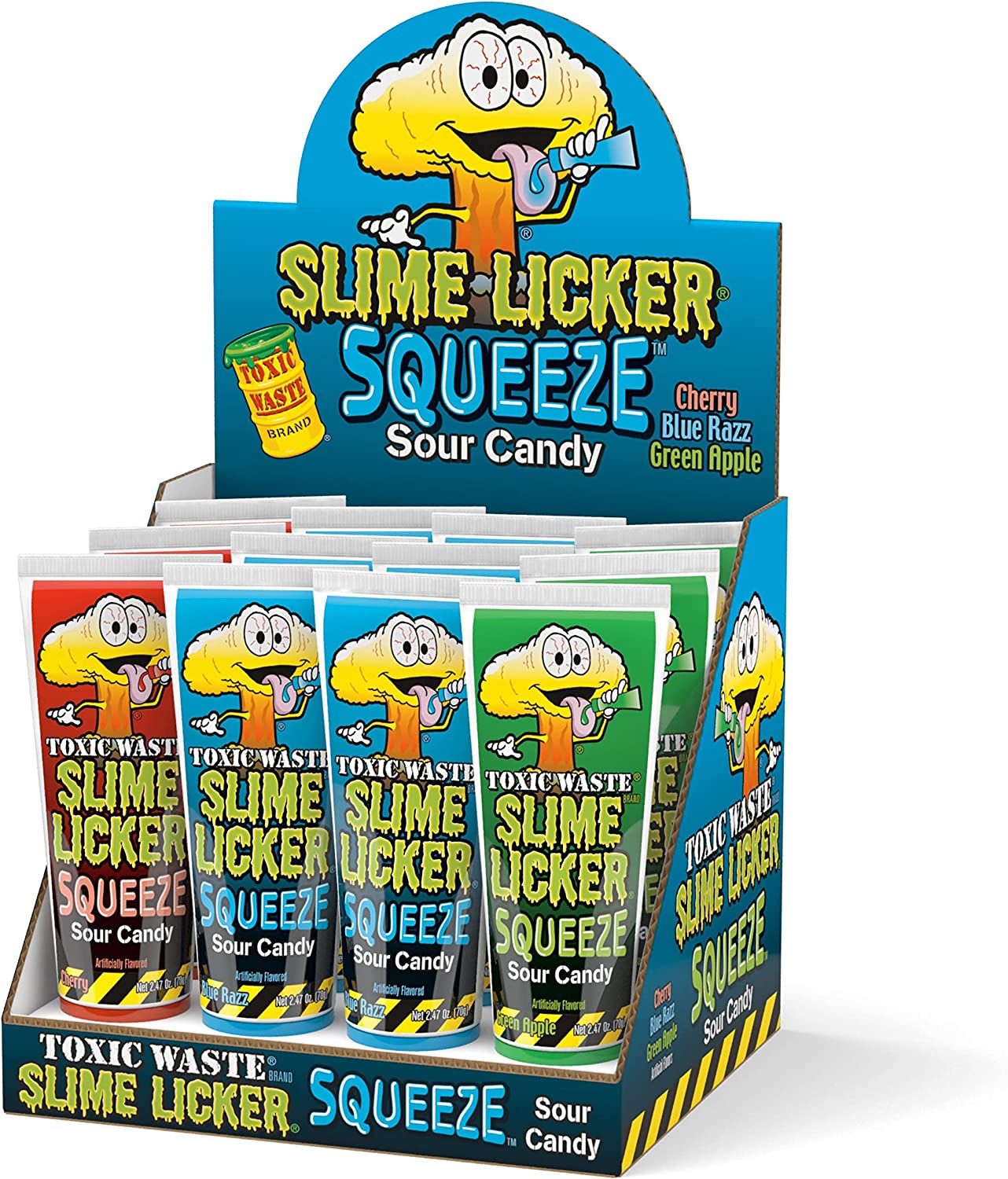  Toxic Waste Slime Licker Soda (Variety 6 pack) : Grocery &  Gourmet Food