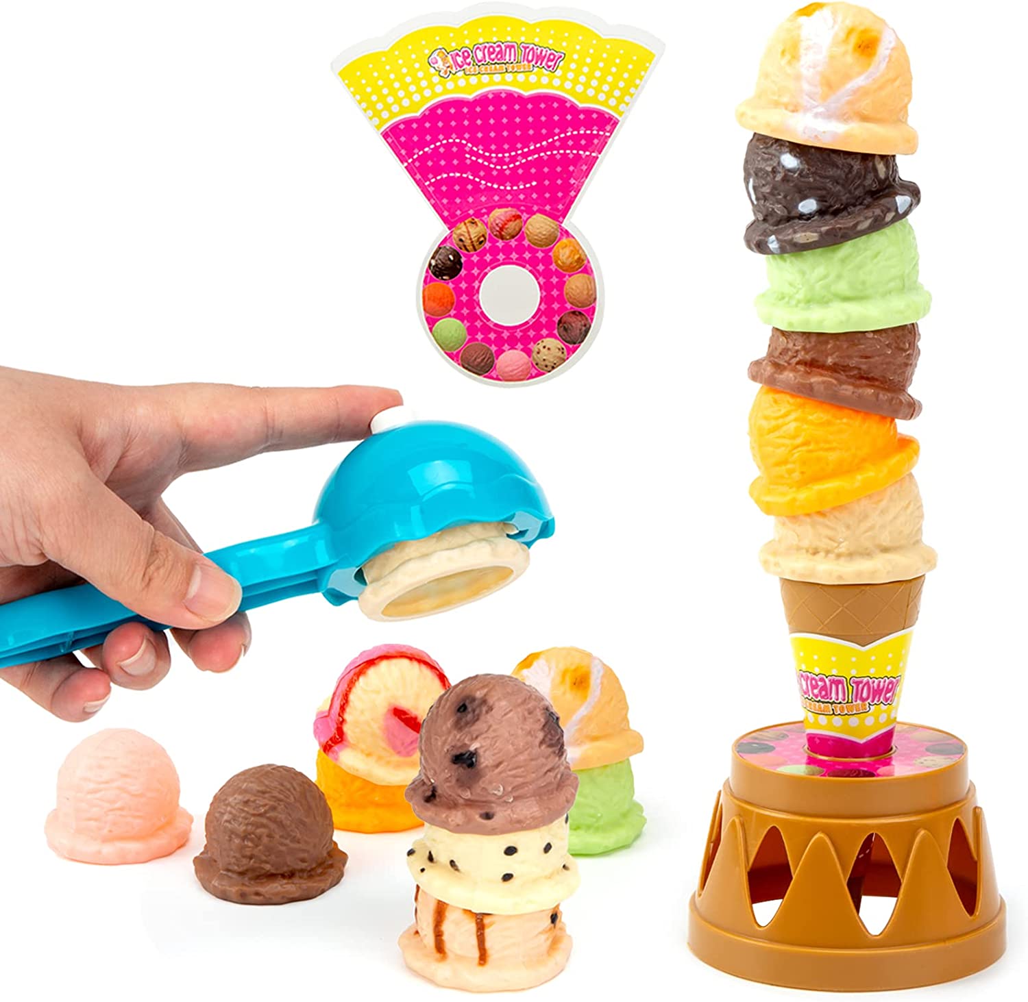 Tarmeek Children Kitchen Pretend Play Pancake Maker Toy Set Brain-Training  Toy Christmas Gifts for Kids 3-12Y