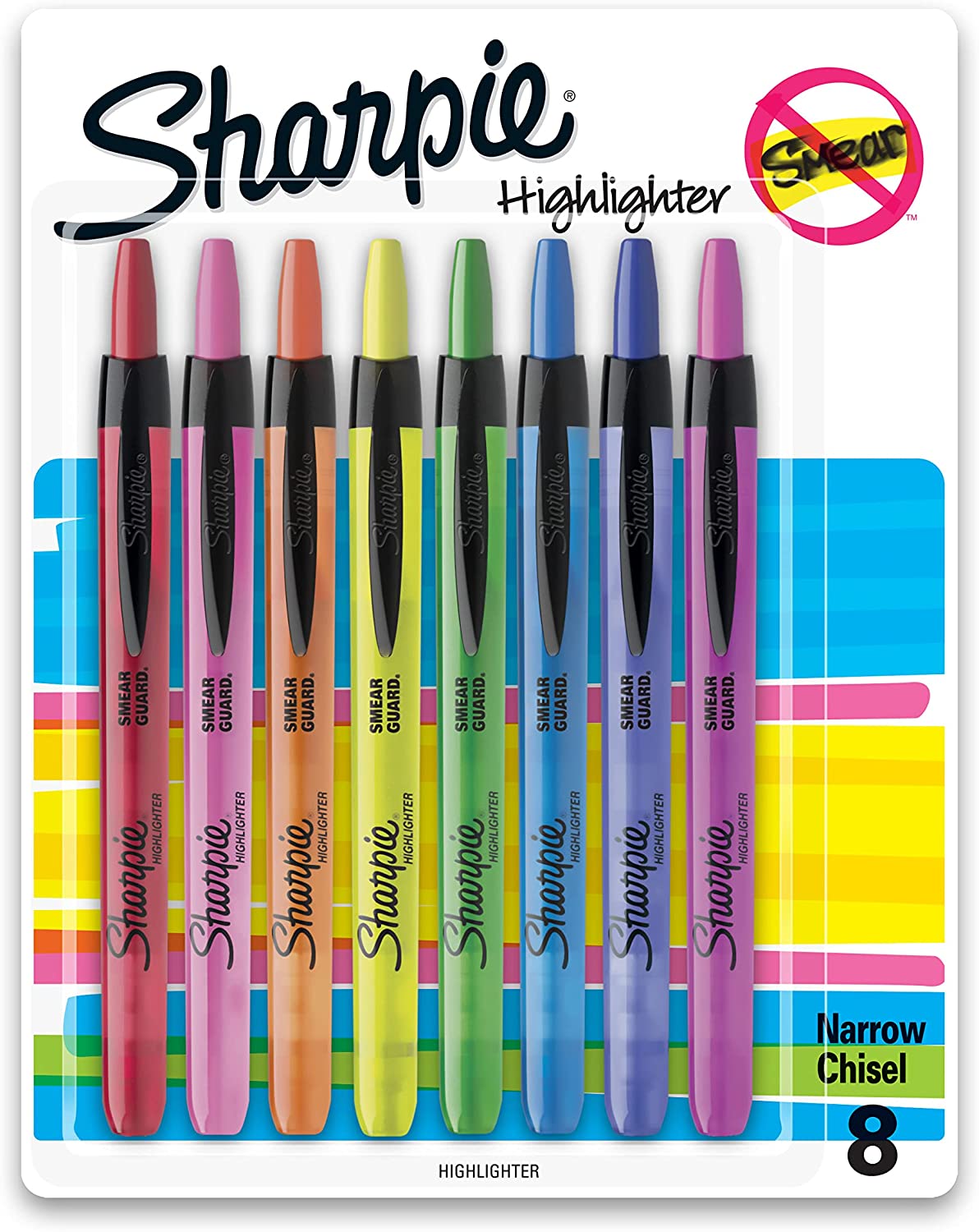 Sonuimy Aesthetic Dual Tips Cute Highlighters, Eye-Care Assorted