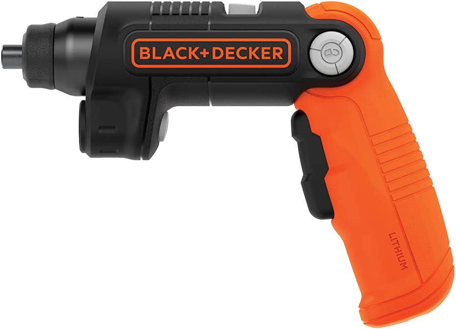 BLACK+DECKER 4V MAX Cordless Screwdriver with Picture-Hanging Kit (BDCS40BI)