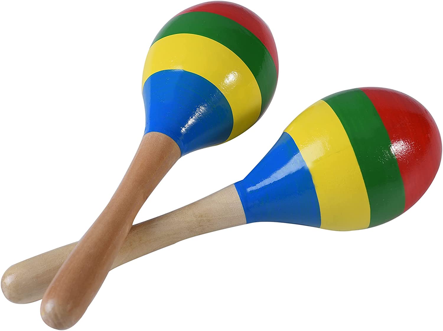 Maracas, Large Size 10 Inch, Rumba Shaker Rattle Hand Percussion Musical  Instrument for Adults Kids, Red, Set of 2