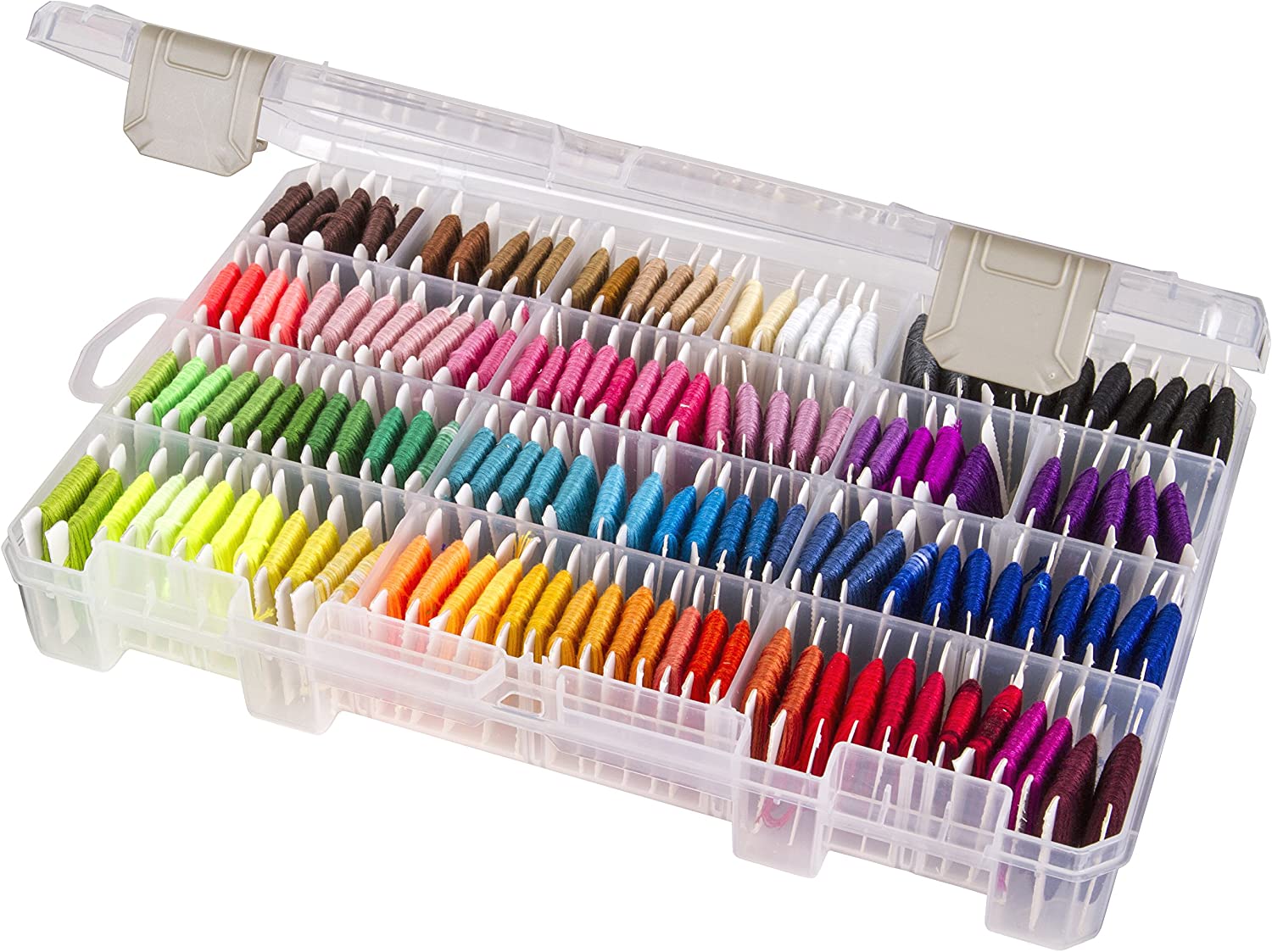 176 PCS Embroidery Floss Set, Complete Set of Tools kit, 4-Tier Organizer  Storage Box