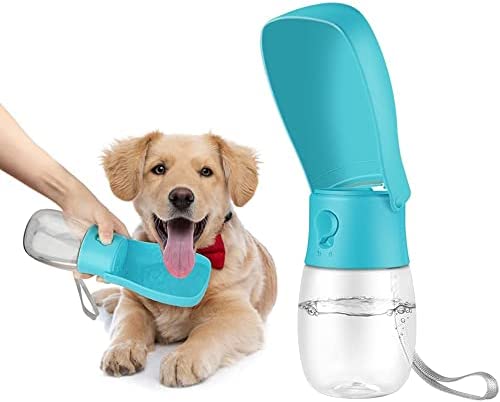 Yicostar Dog Water Bottle, 27OZ Portable Pet Water Bottle for Walking Leak  Proof Foldable Puppy Dog Water Dispenser for Outdoor, Travel, Hiking