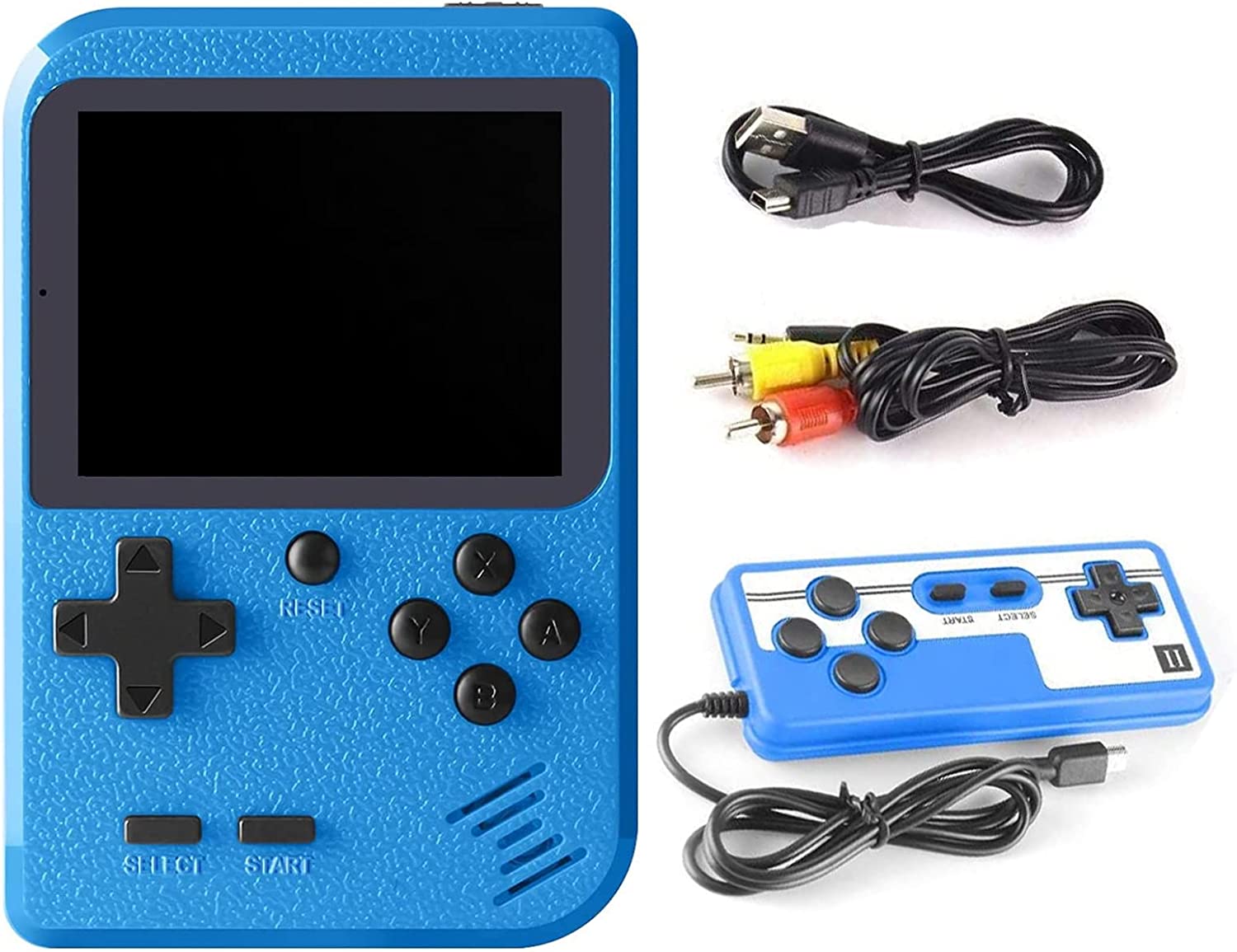 G3602 Blue Retro Portable Rechargeable Mini Game Console 8-Bit 400