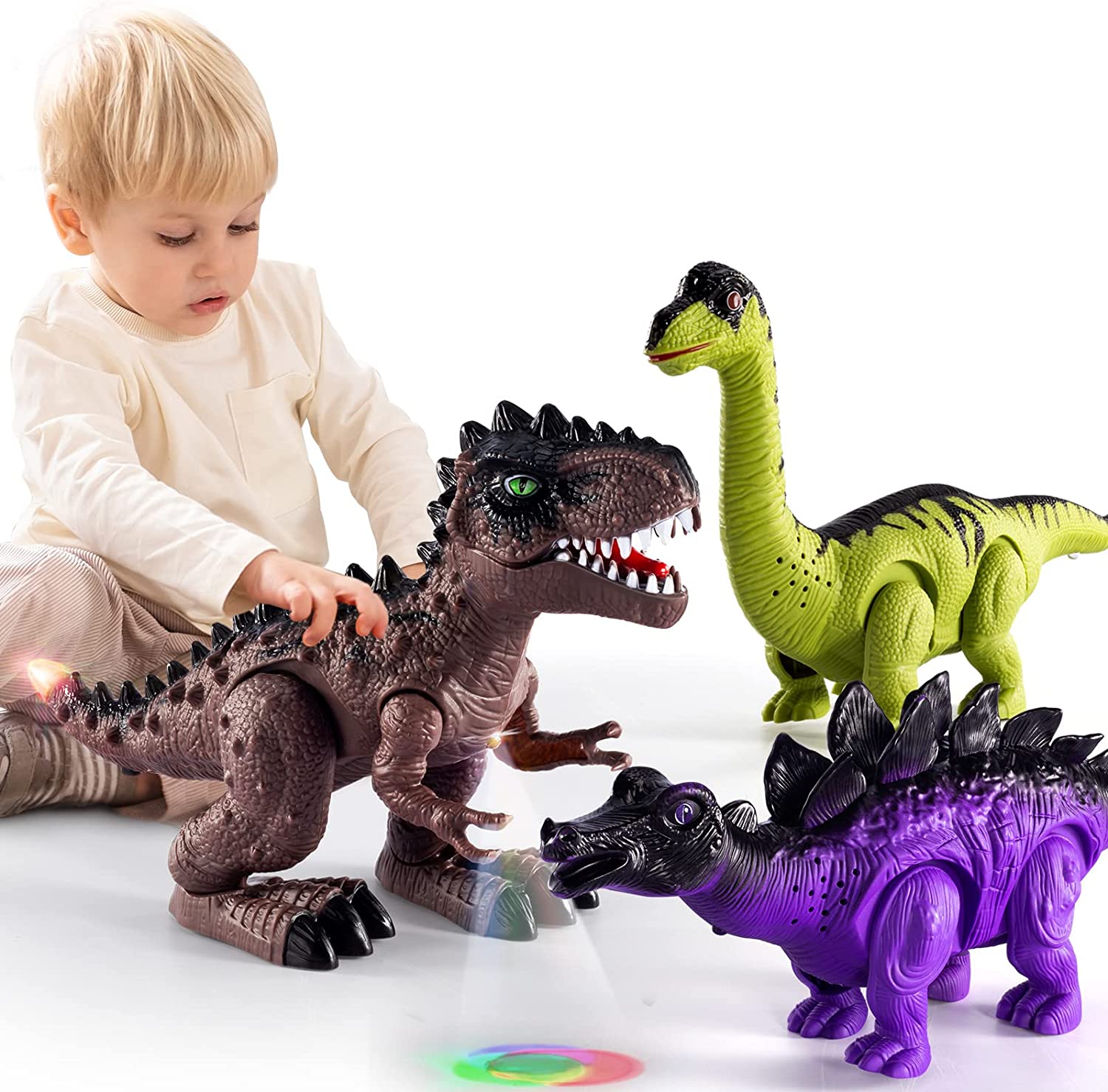  CUKU Remote Control Dinosaur for Kids,2.4G Electronic