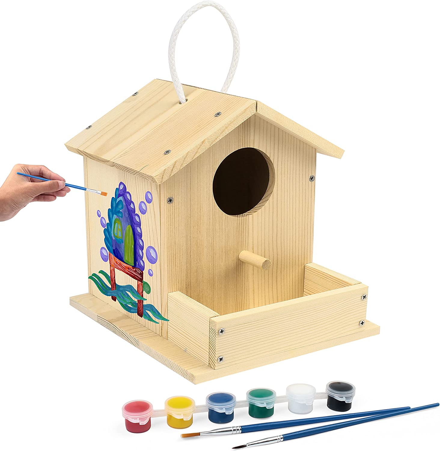 9 DIY Bird House Kits For Children to Build - Wood Birdhouse Kits