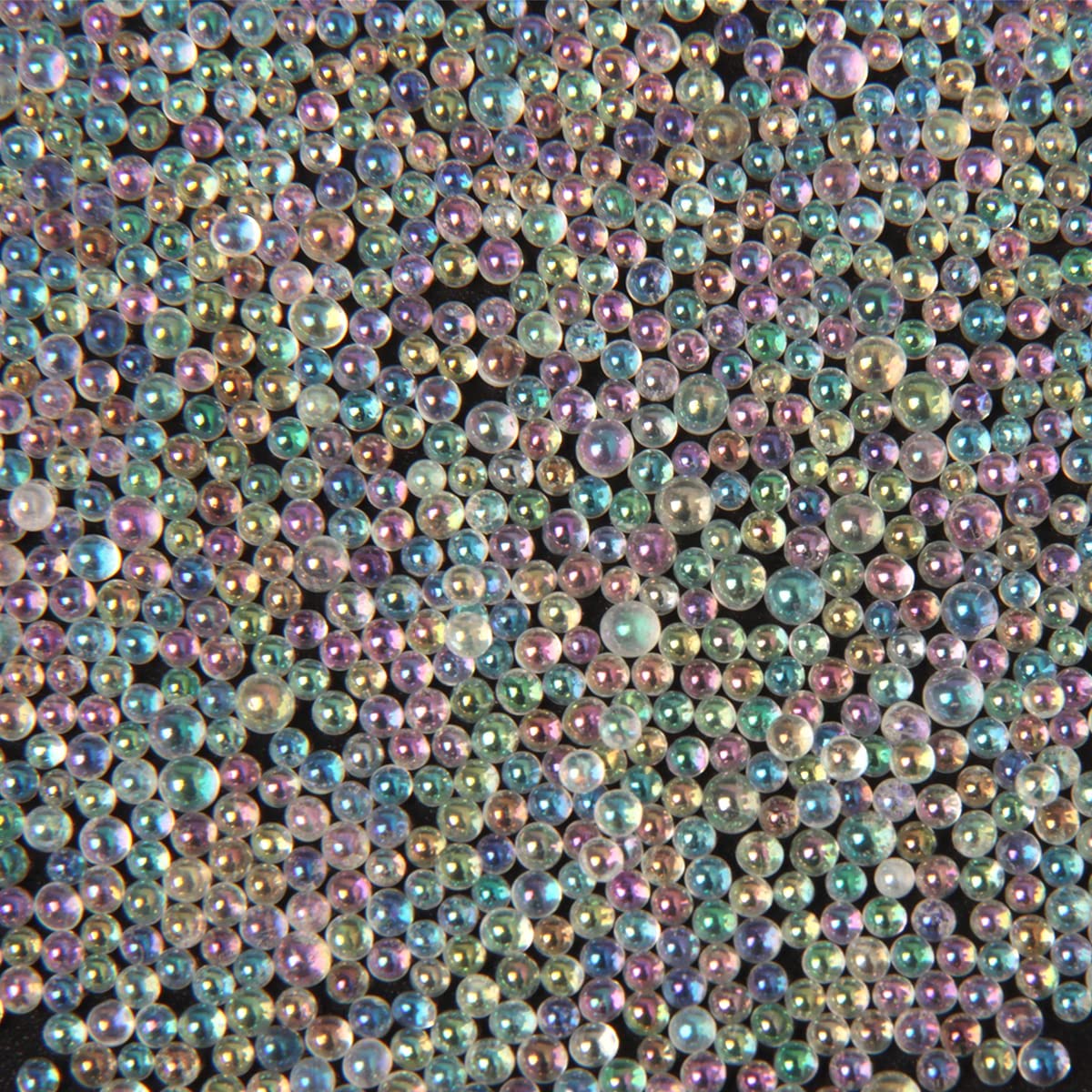  QUEFE 3080pcs Crystal Beads,Rainbow Acrylic Beads