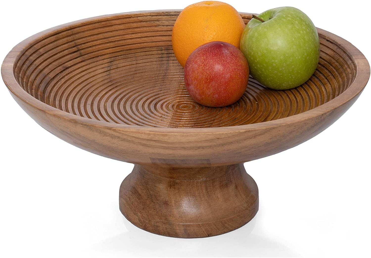 Fairwood Way Wooden Salad Bowl Set - 15 Large Wooden Salad Bowl - Extra  Large 15 Inch Rustic Mango Wood Bowl, Salad Servers Included