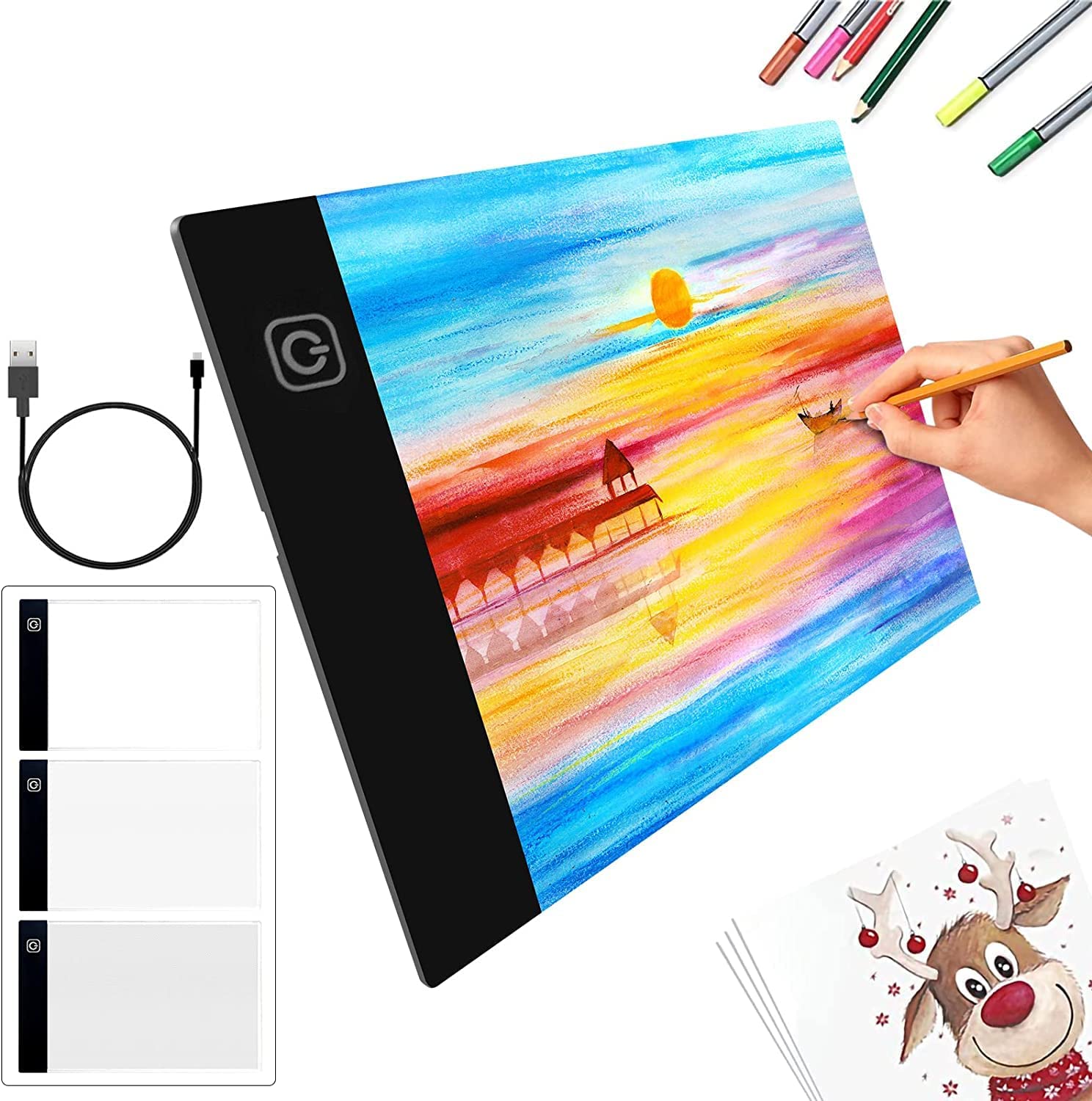 sapiential creation a4 light pad drawing pad box table board for tracing  light craft box,art