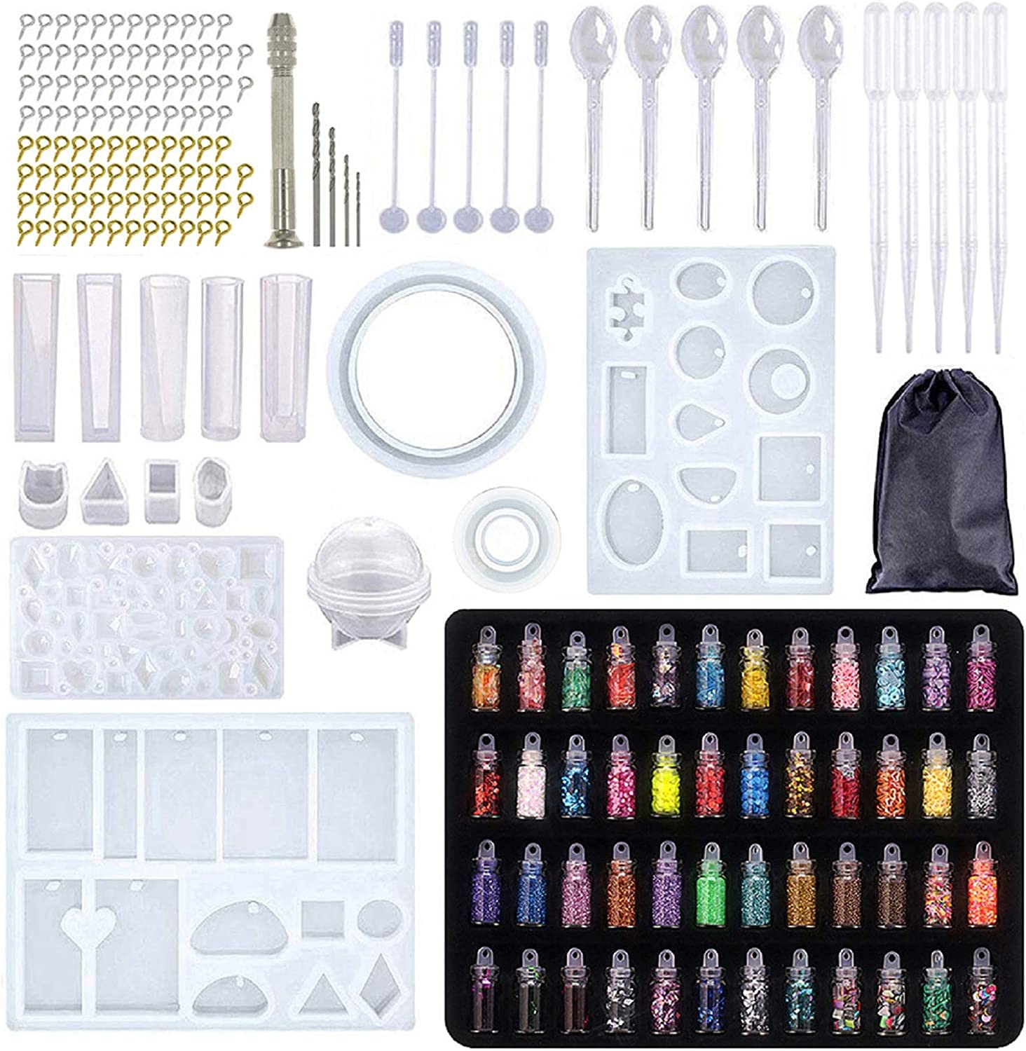LET'S RESIN Resin Kits and Molds Complete Set, 16OZ Resin Molds