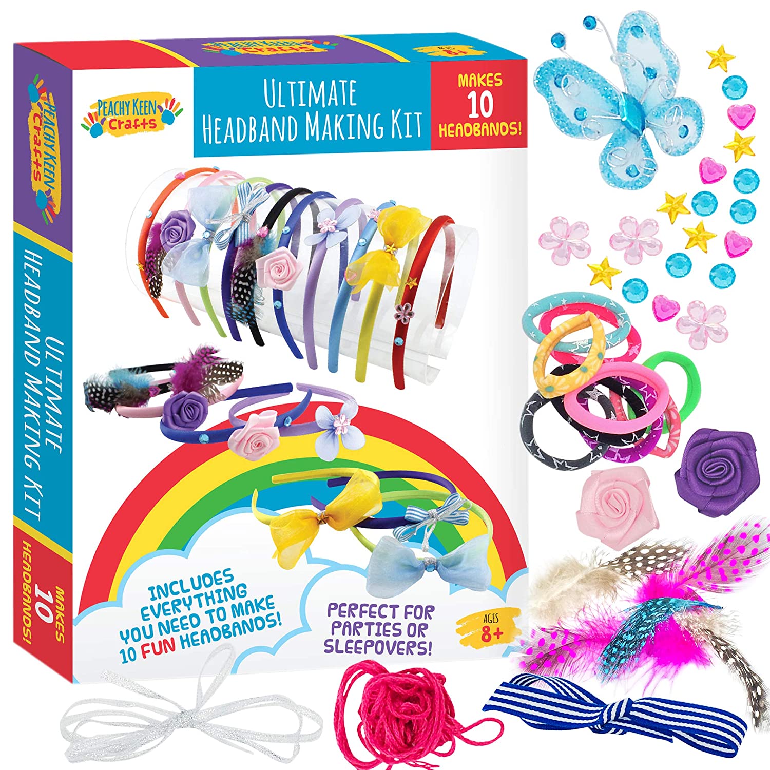 Cheffun DIY Hair Accessories for Girls Toys Age 6-8, Make Your Own
