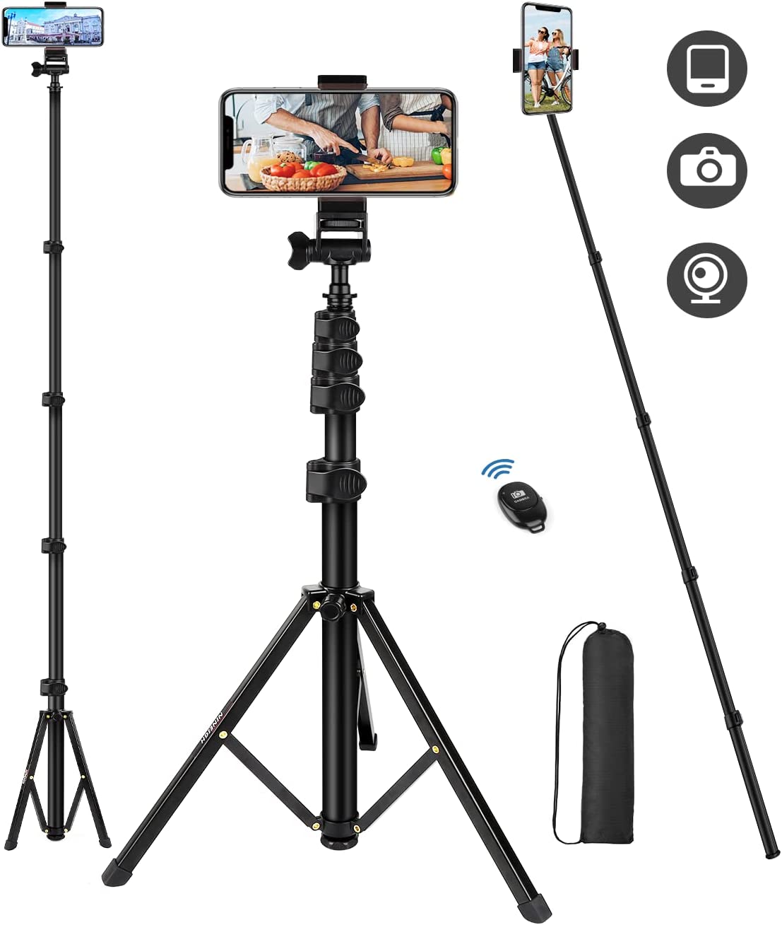 Water bottle + tripod + phone stand all in one 🤍 stainless steel and